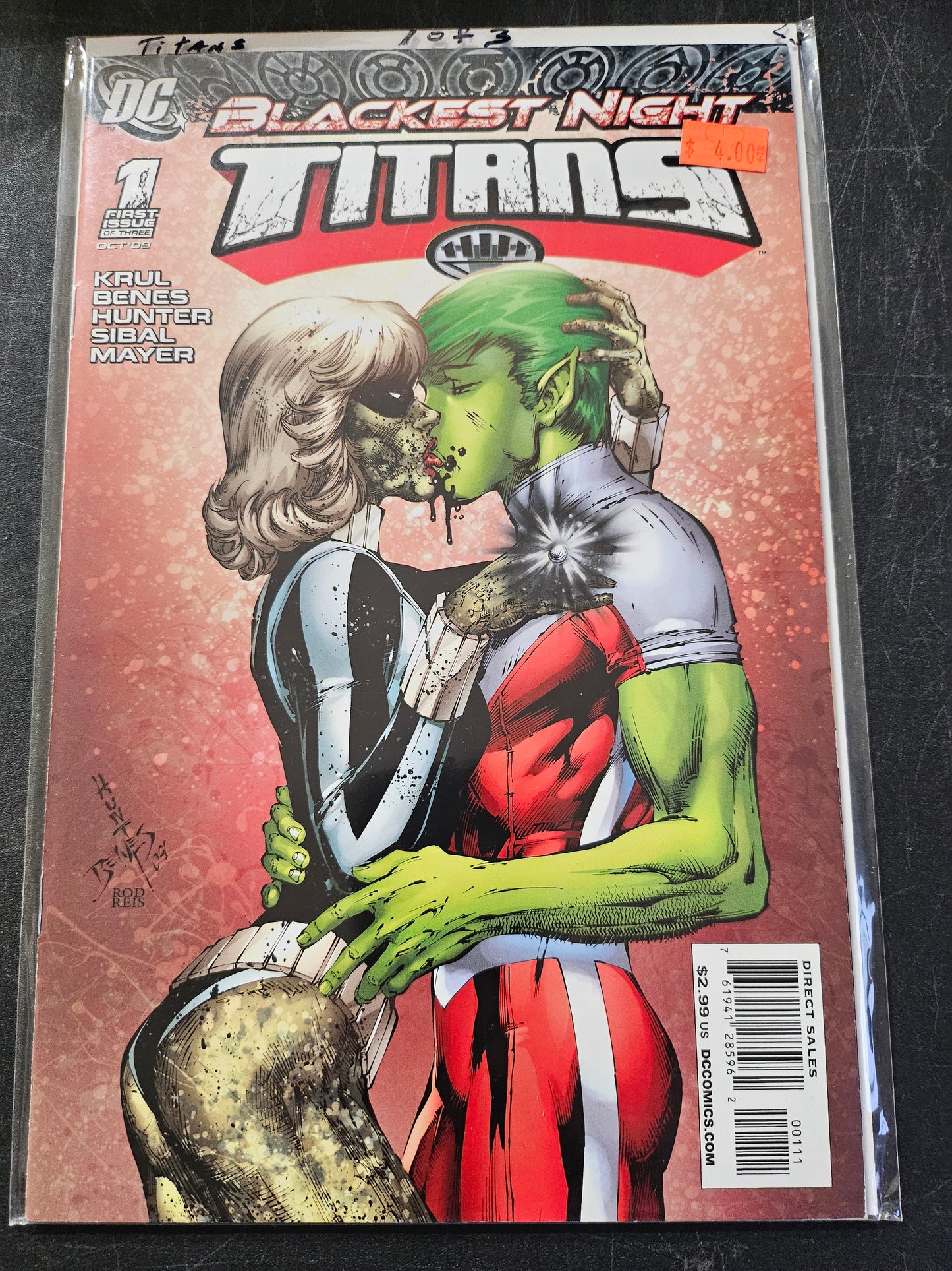 Blackest Night: Titans – DC Comics – (2009) – Volume 1 – Limited Series - #1 of 3