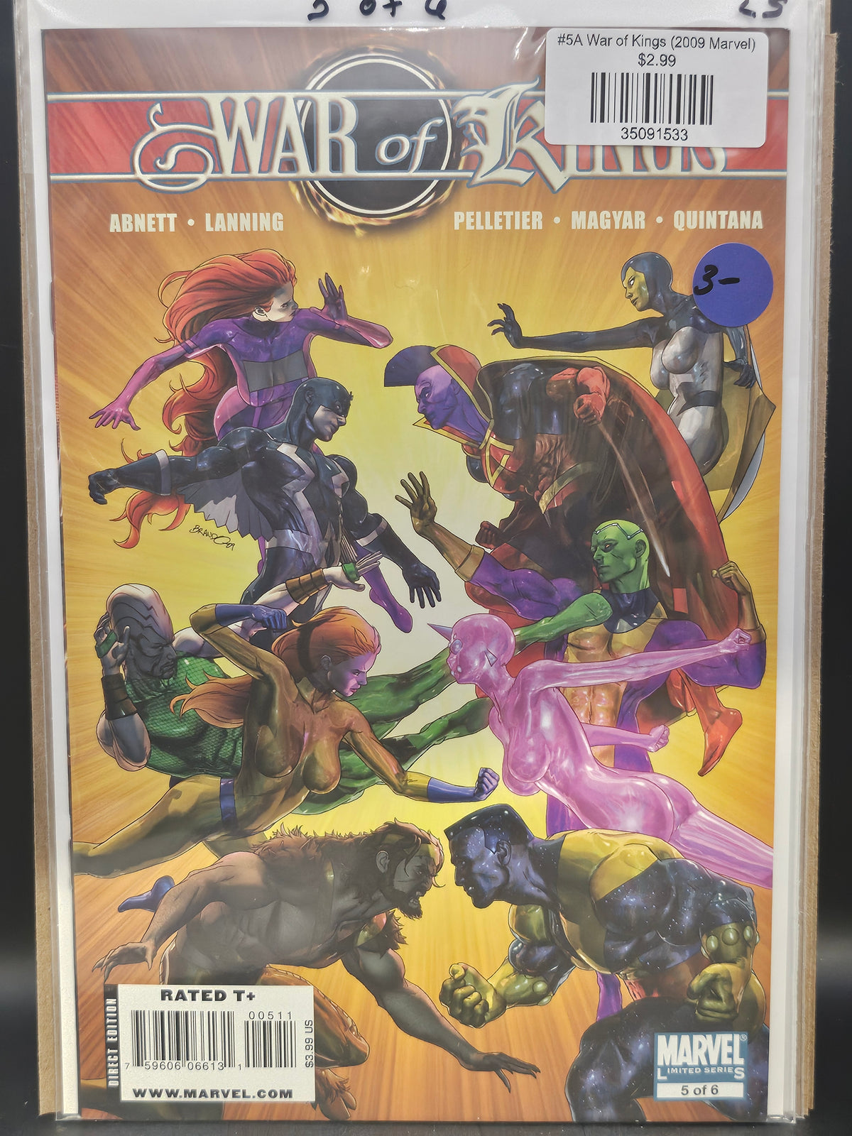 #5A War of Kings (2009 Marvel)