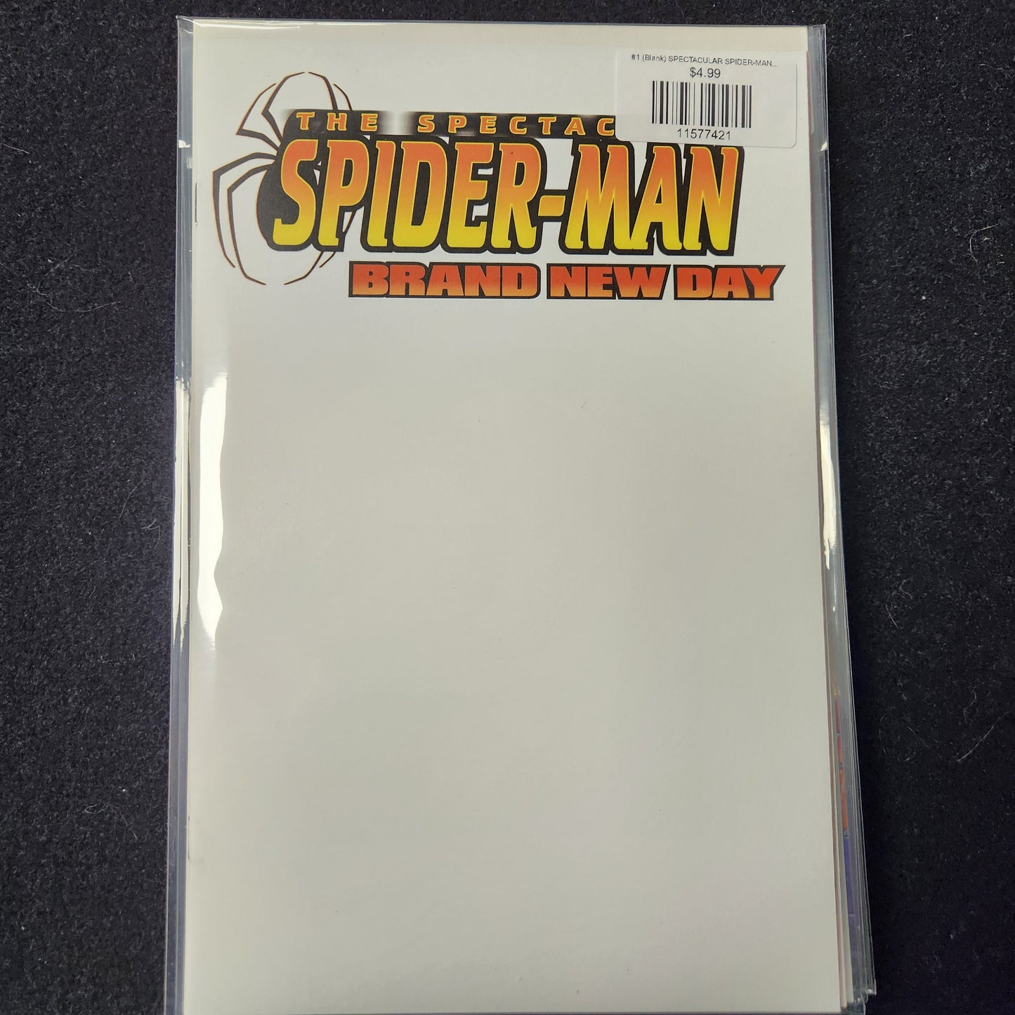 #1 (Blank) SPECTACULAR SPIDER-MAN: BRAND NEW DAY (BLANK COVER VARIANT)