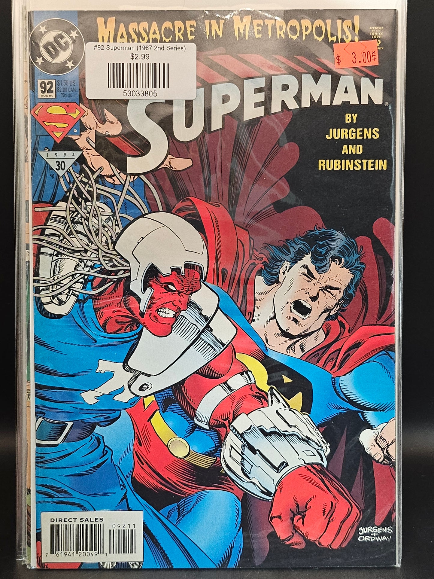 #92 Superman (1987 2nd Series)