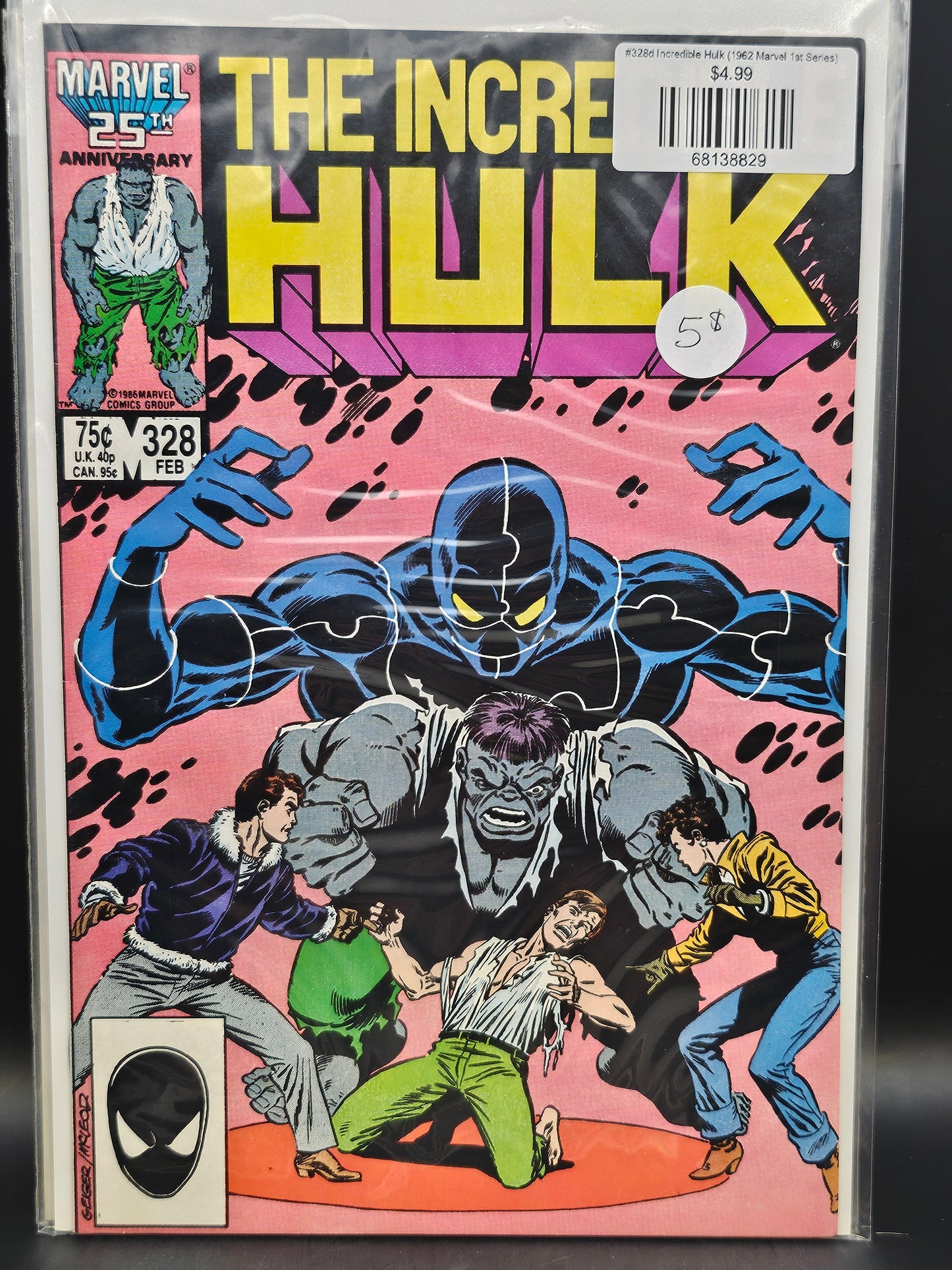 #328d Incredible Hulk (1962 Marvel 1st Series)