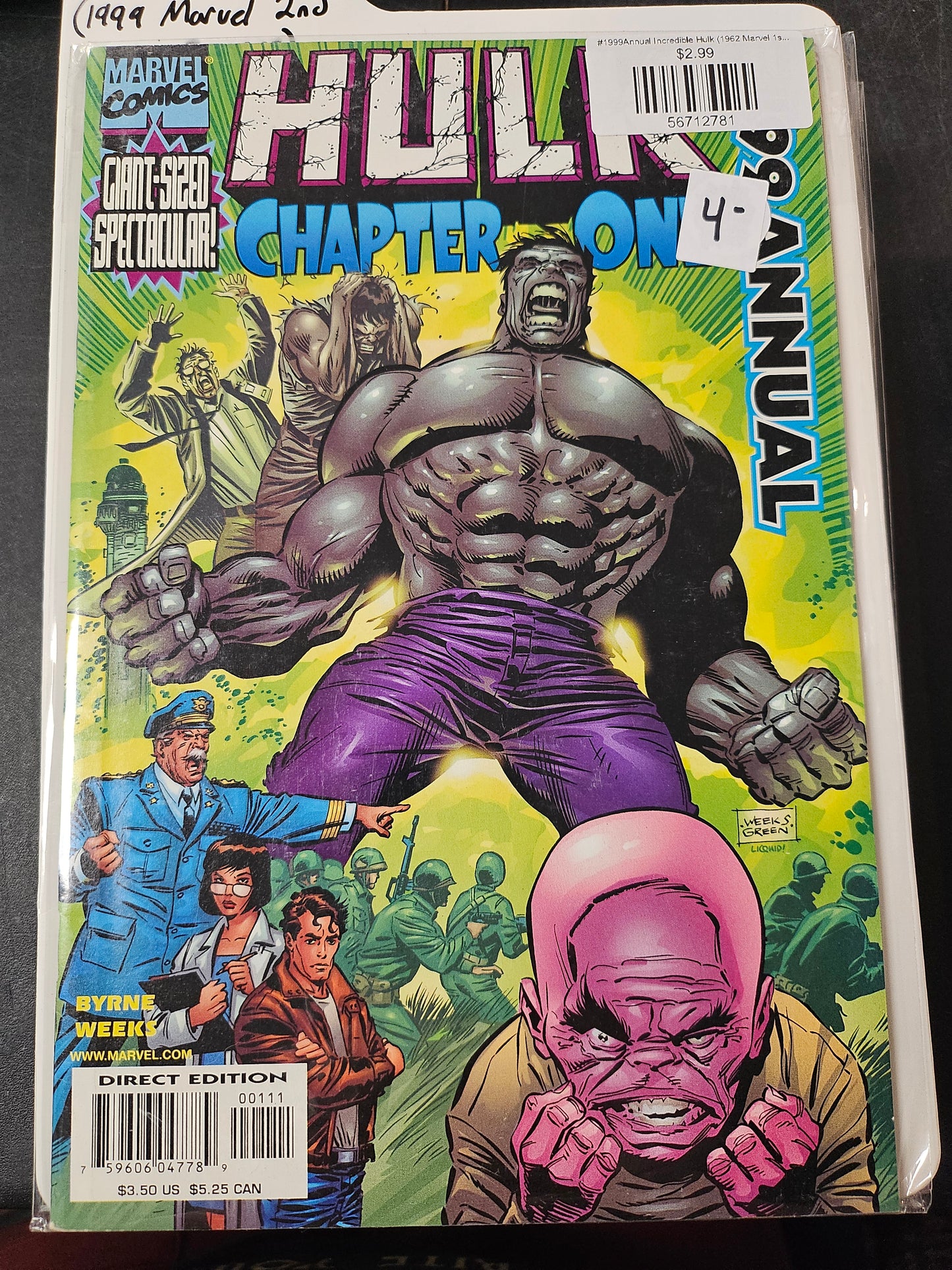 #1999Annual Incredible Hulk (1962 Marvel 1st Series)