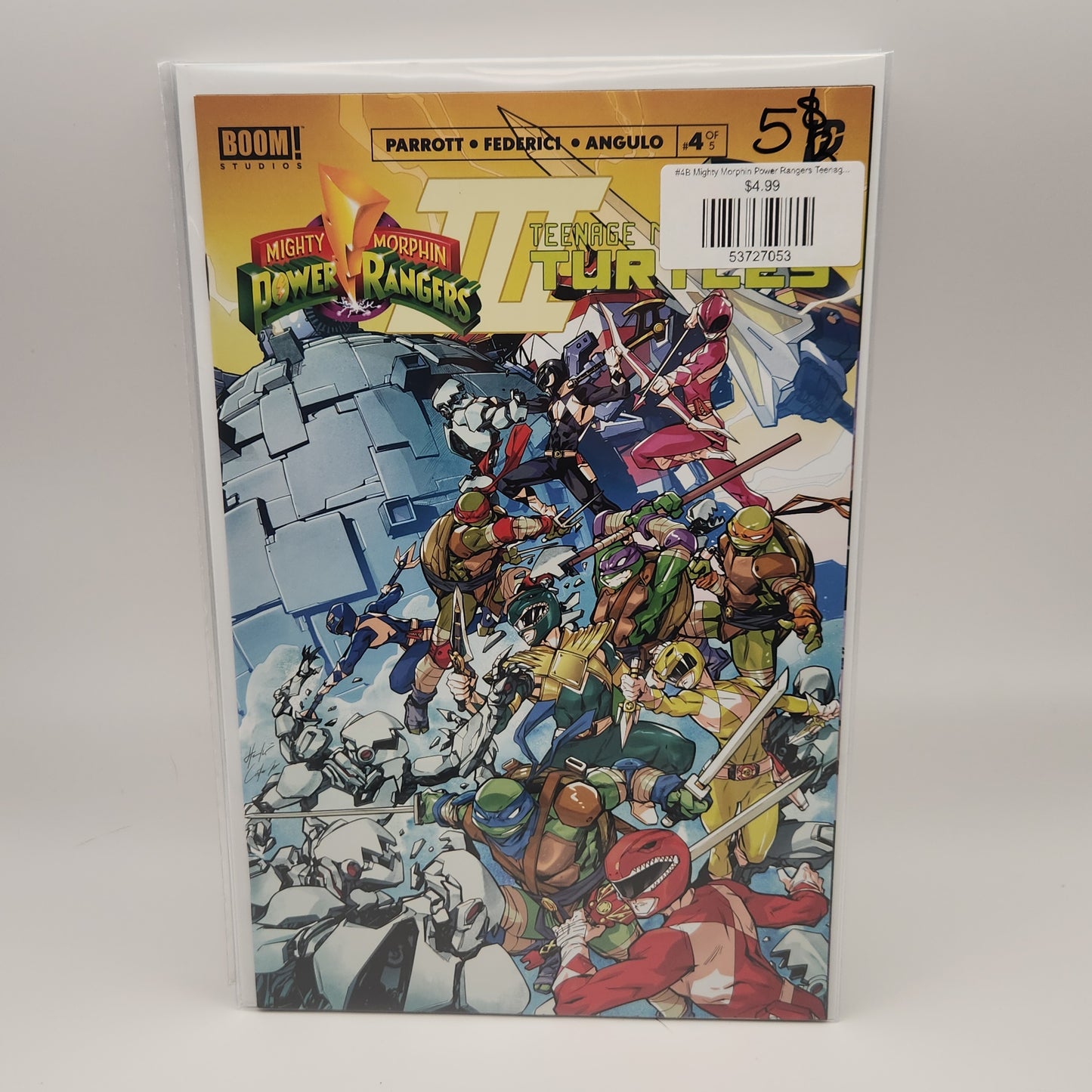 #4B Mighty Morphin Power Rangers Teenage Mutant Ninja Turtles III (2025 Boom)
