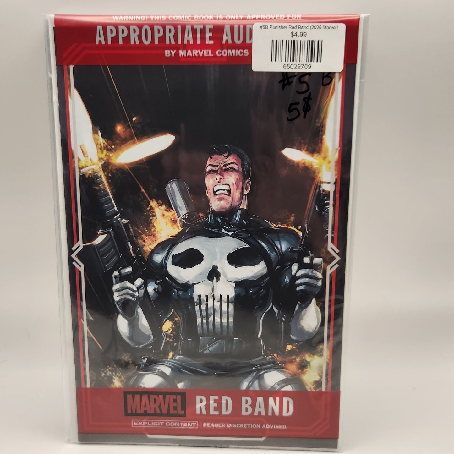 #5B Punisher Red Band (2025 Marvel)