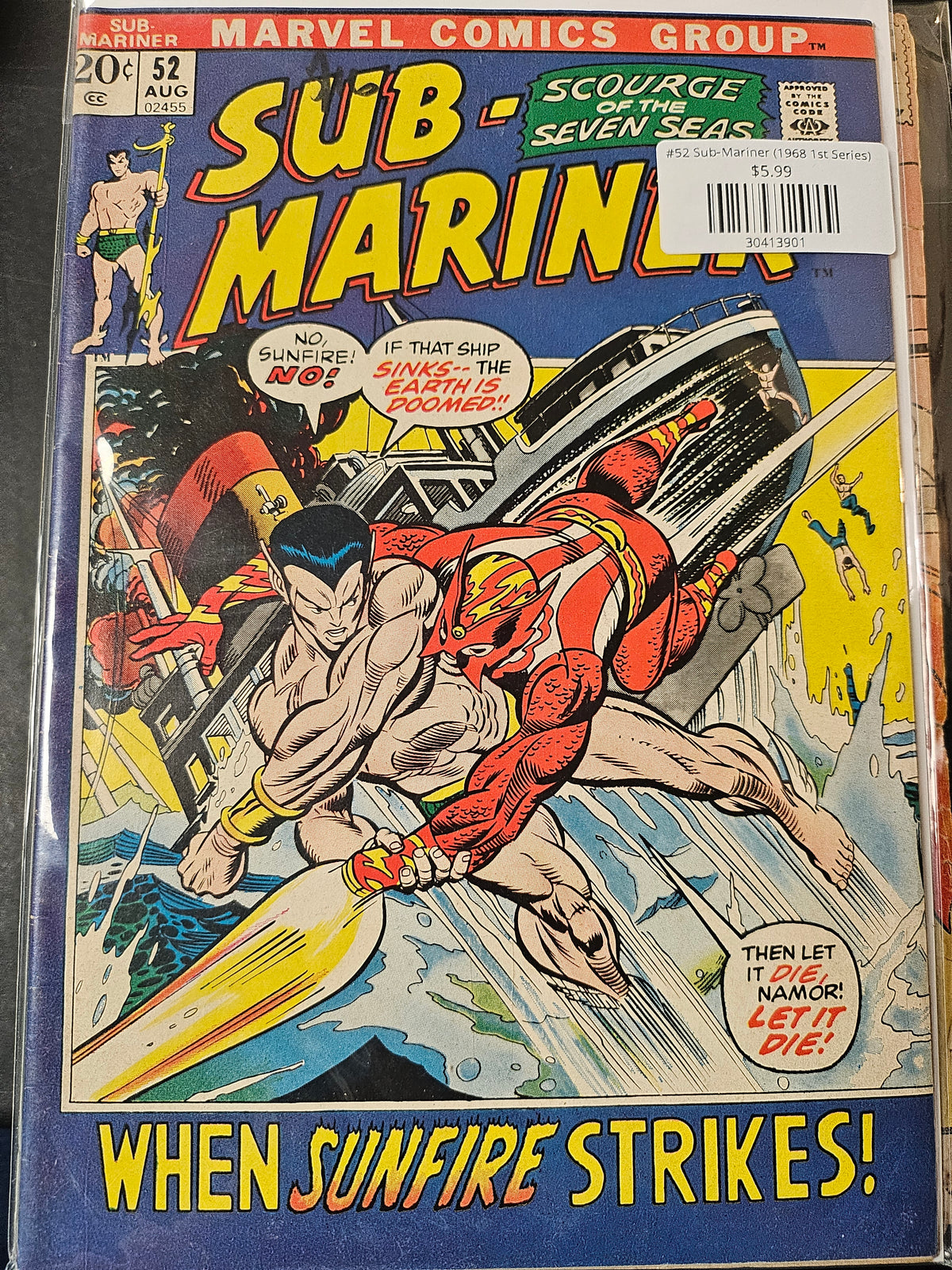 #52 Sub-Mariner (1968 1st Series)