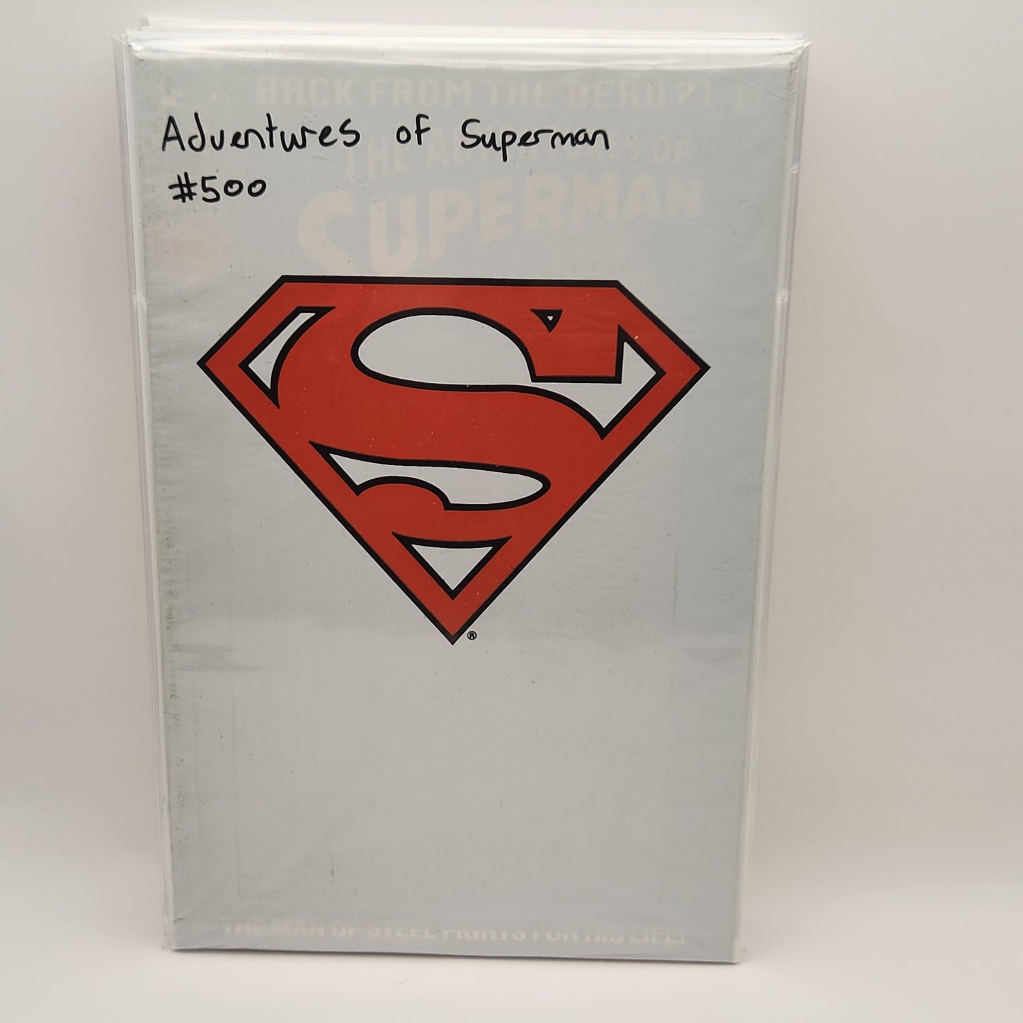 #500 White Polybagged - Adventures of Superman (1987)
