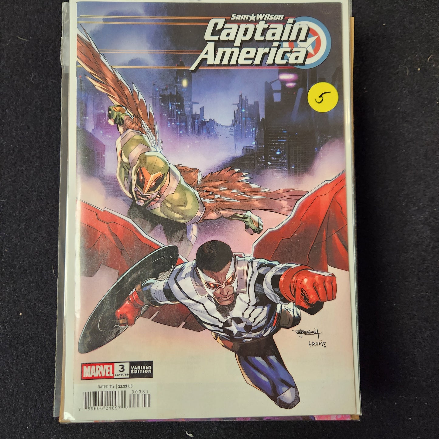 Sam Wilson: Captain America – Marvel – 2025 – Volume 1 – Ongoing Series – #3 LGY #769 - Cover C