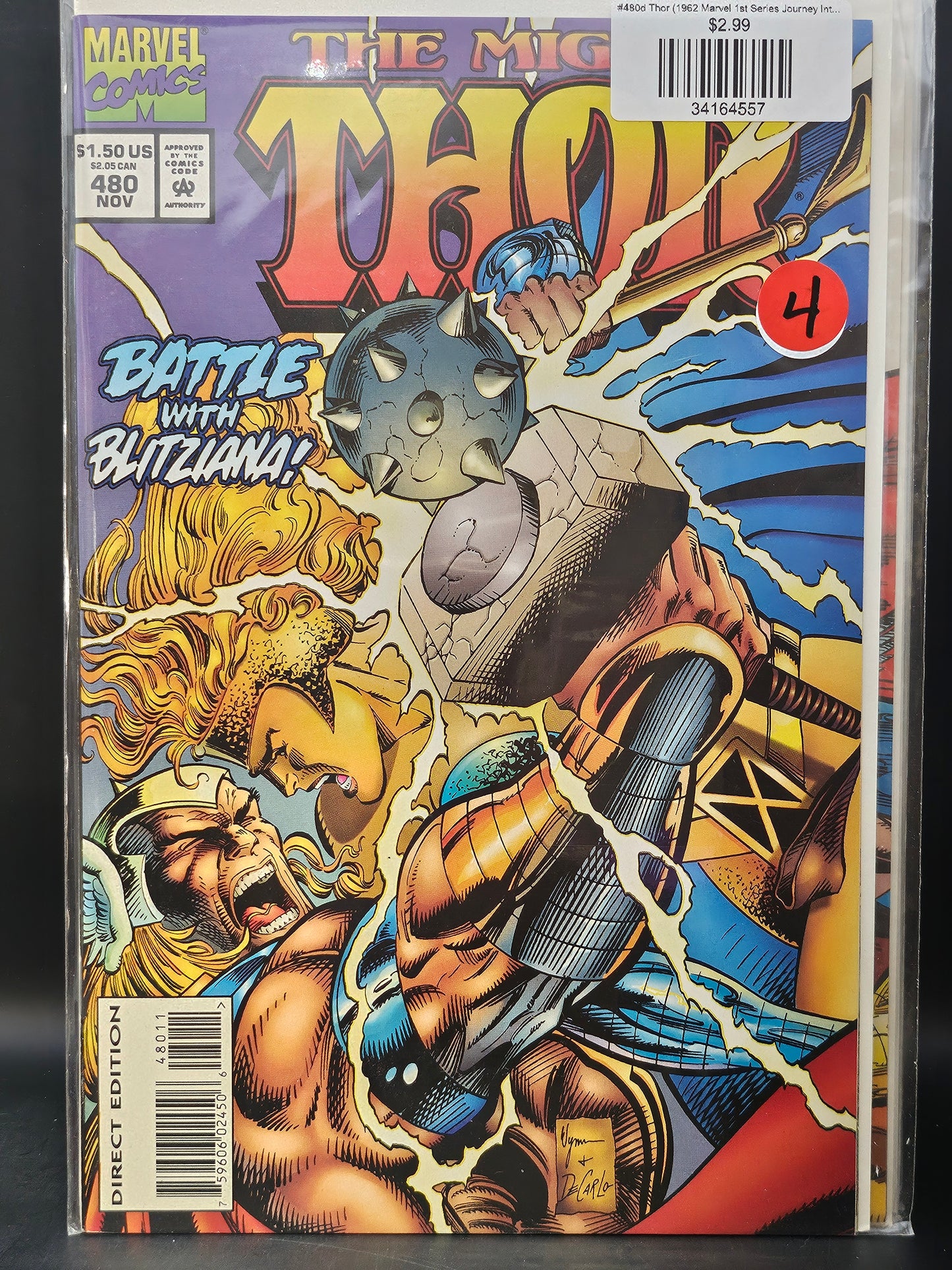 #480d Thor (1962 Marvel 1st Series Journey Into Mystery)