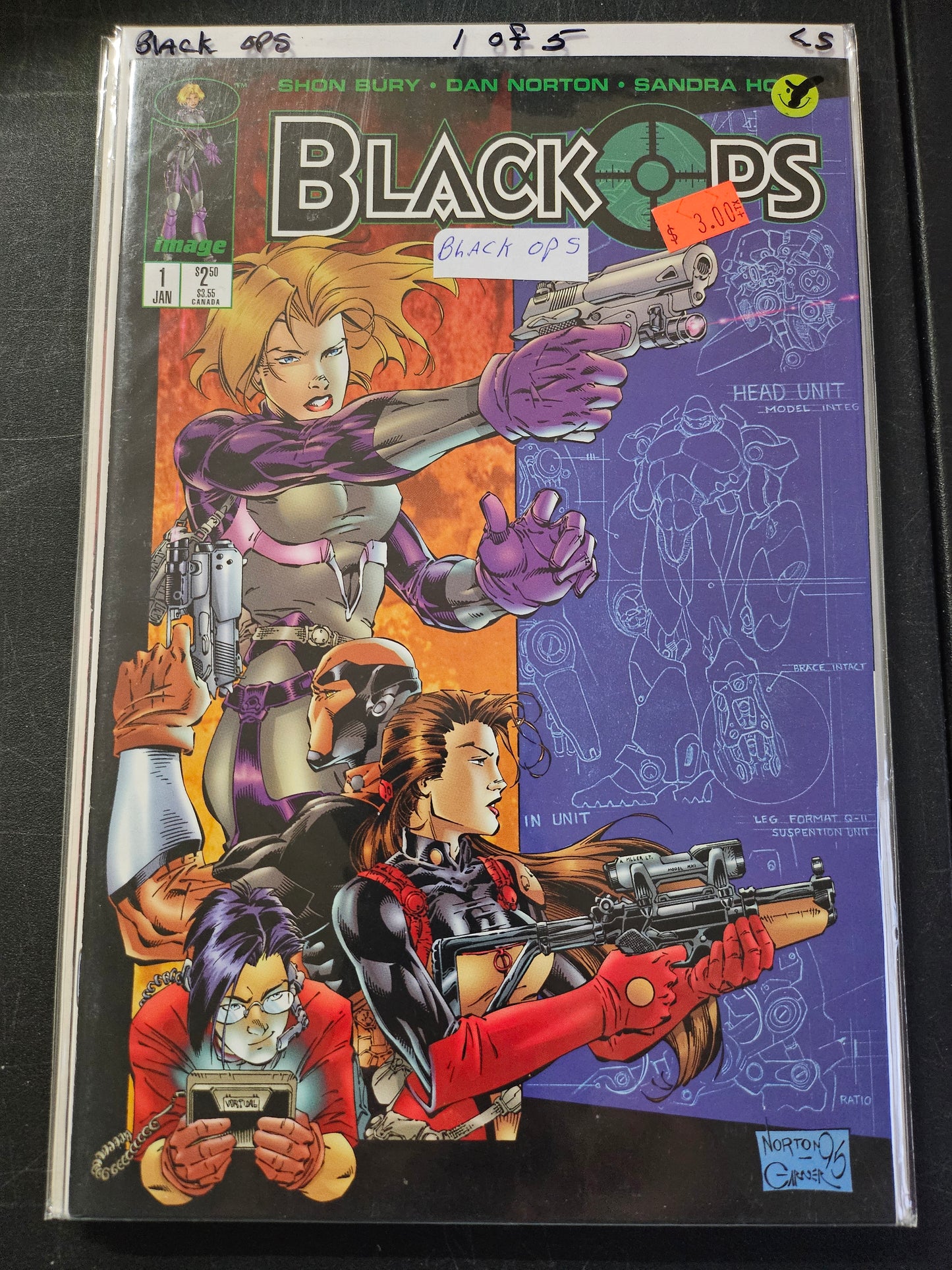Black Ops – Image Comics / WildStorm – (1996) – Volume 1 – Limited Series - #1 of 5
