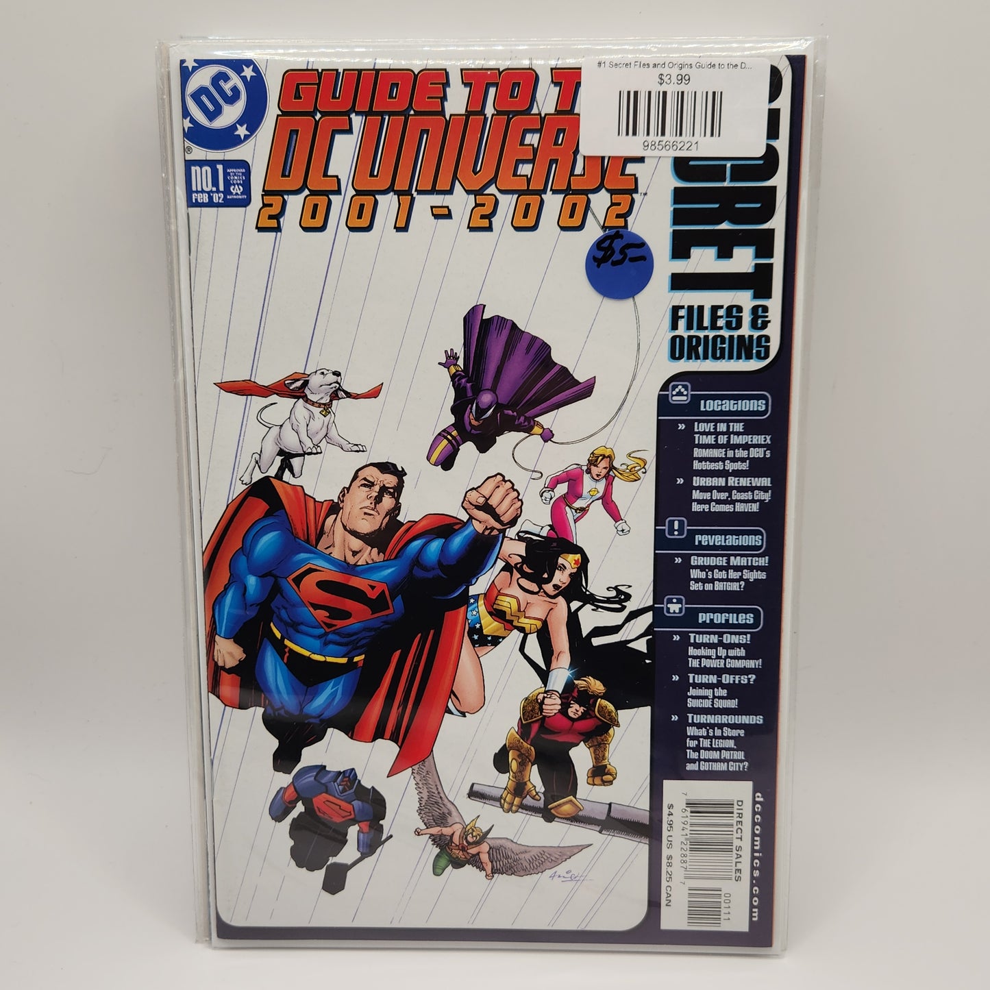 #1 Secret Files and Origins Guide to the DC Universe 2001-2002 (2002 DC)