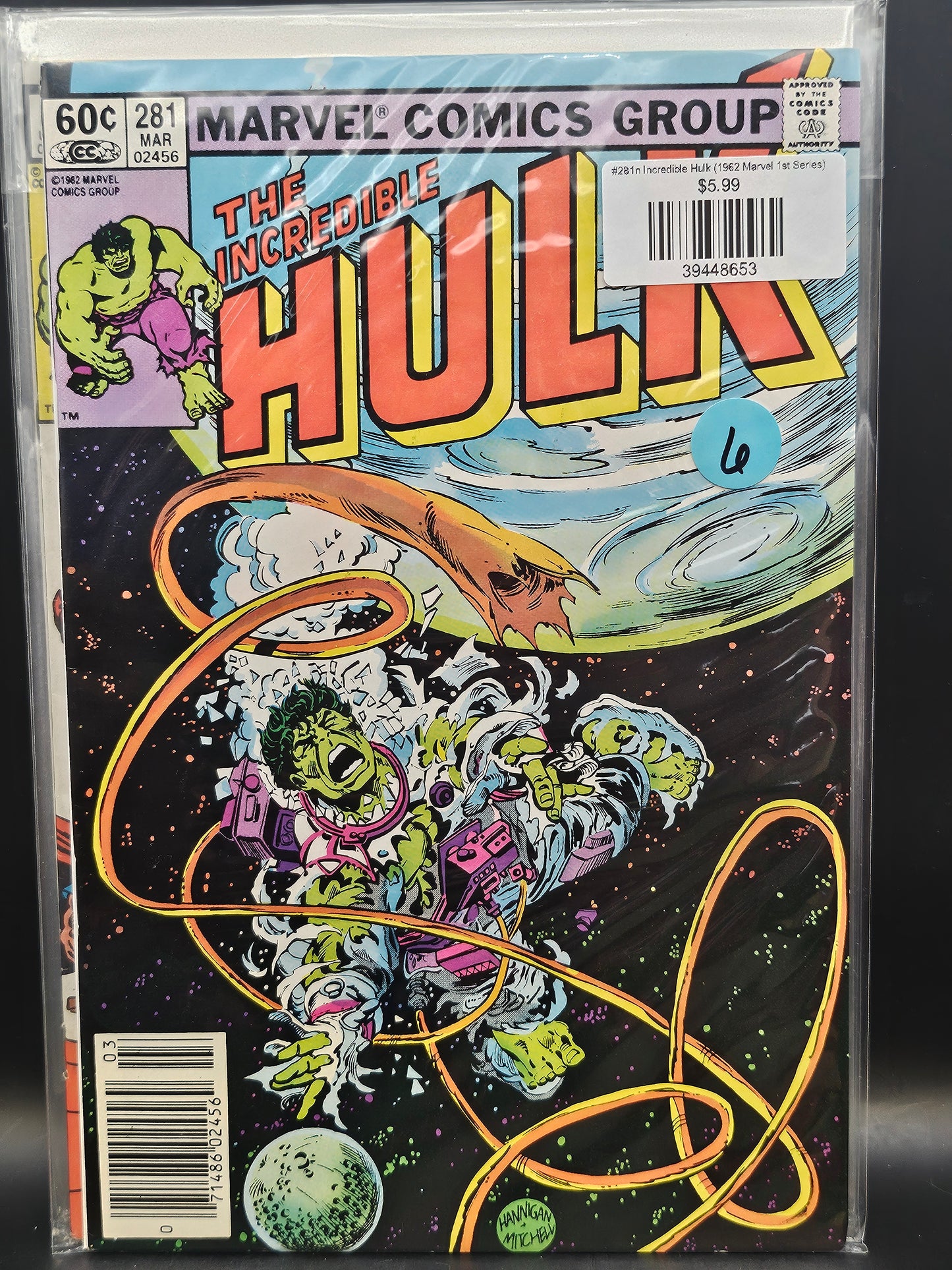 #281n Incredible Hulk (1962 Marvel 1st Series)