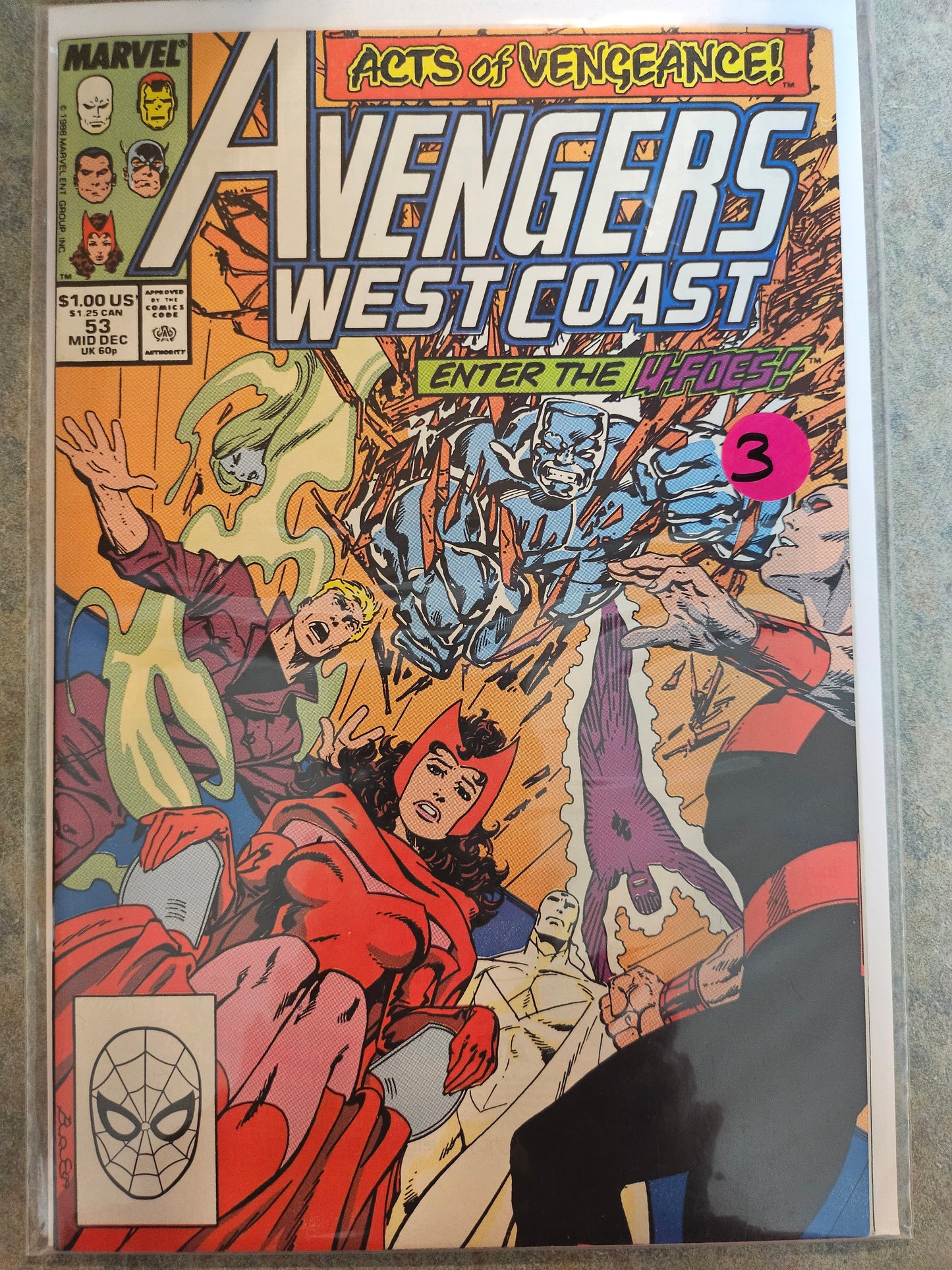 Avengers West Coast – Marvel Comics – (1989–1994) – Volume 1 – #53