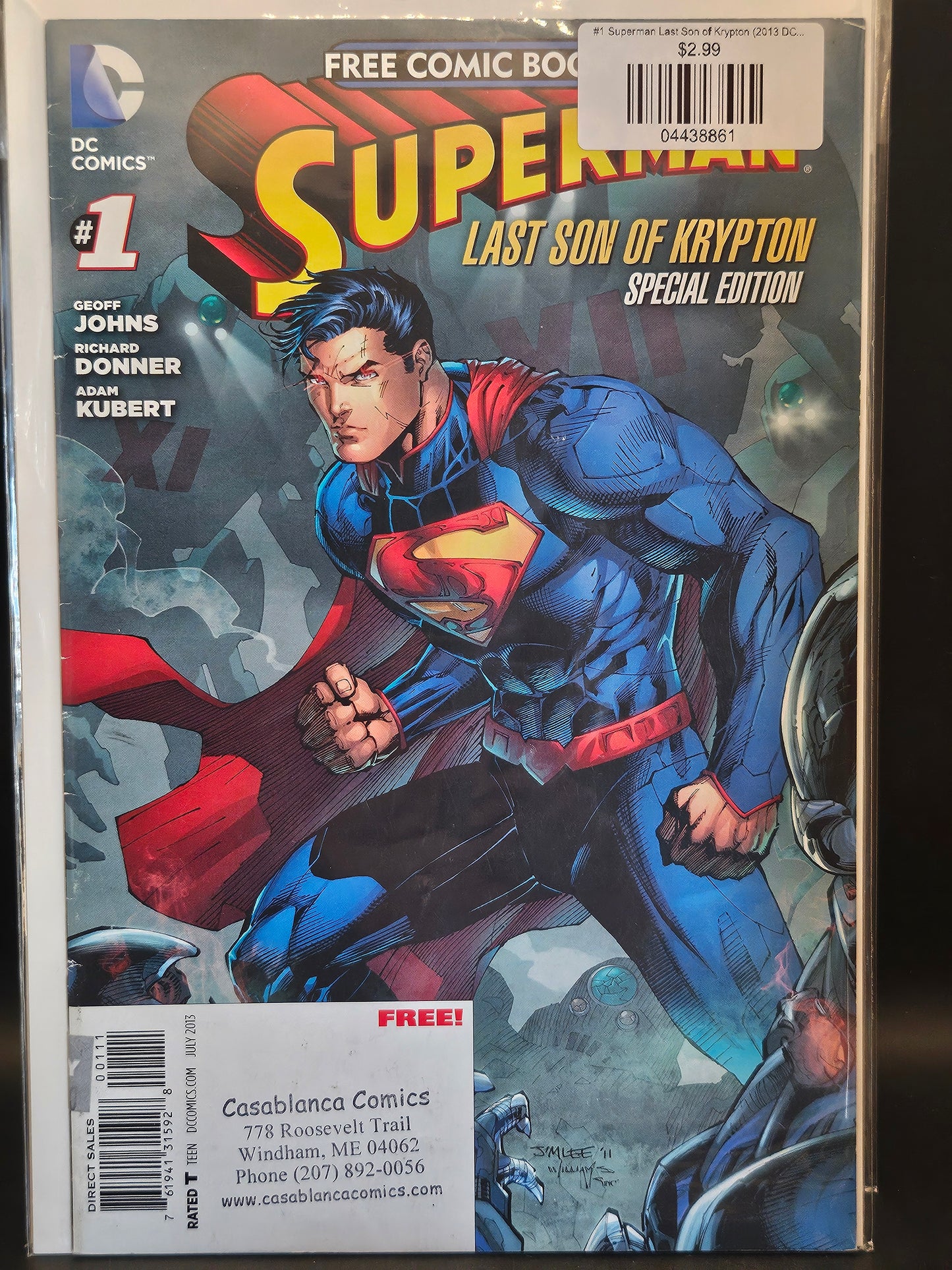 #1 Superman Last Son of Krypton (2013 DC) FCBD