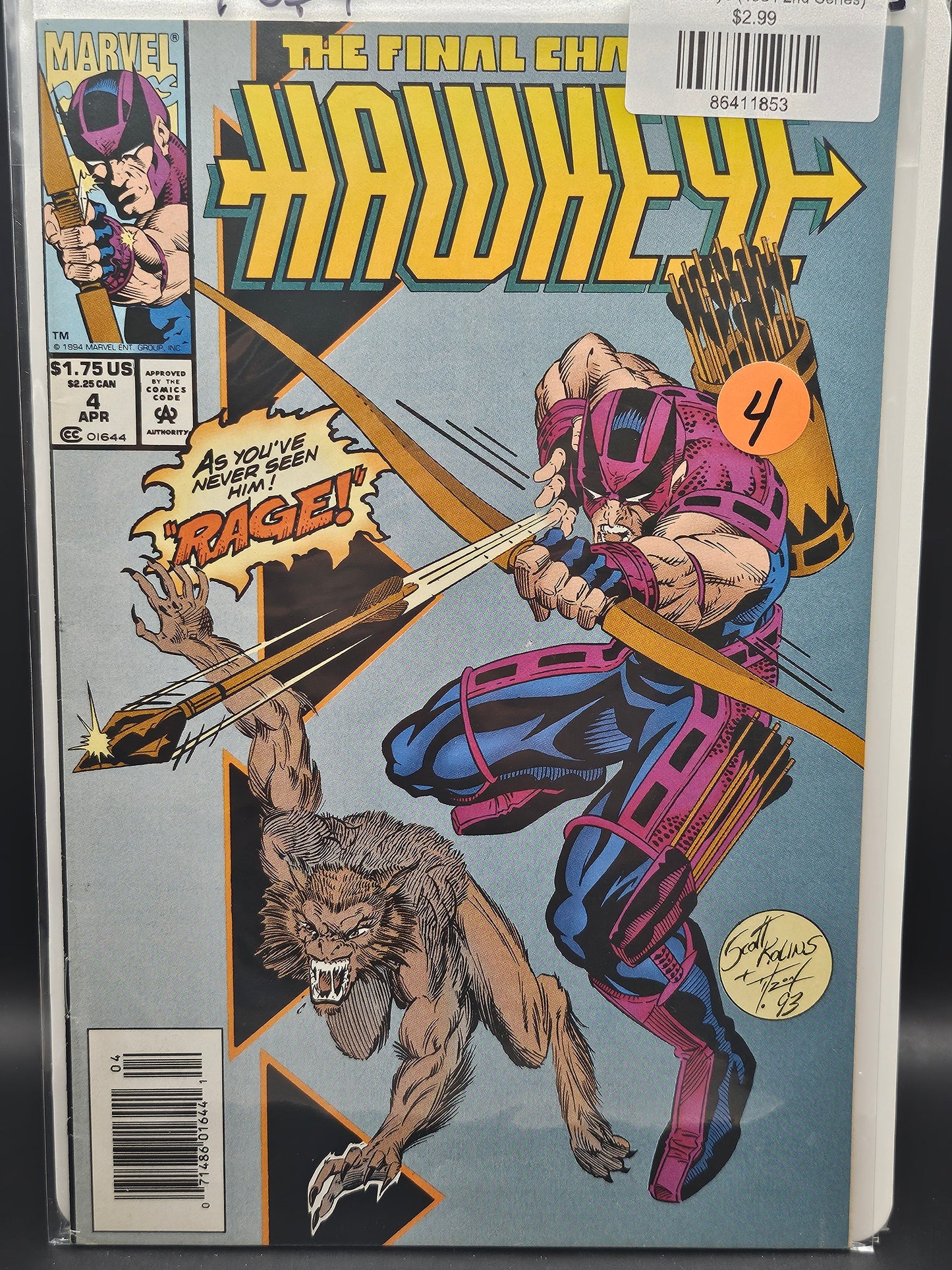 #4 Hawkeye (1994 2nd Series)