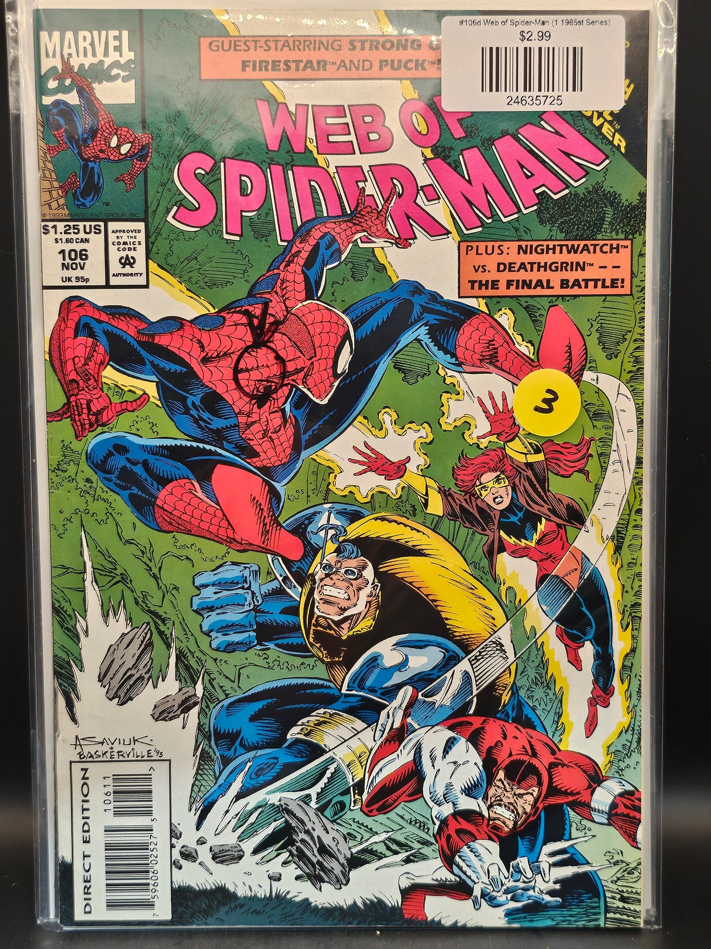 #106d Web of Spider-Man (1985 1st Series)