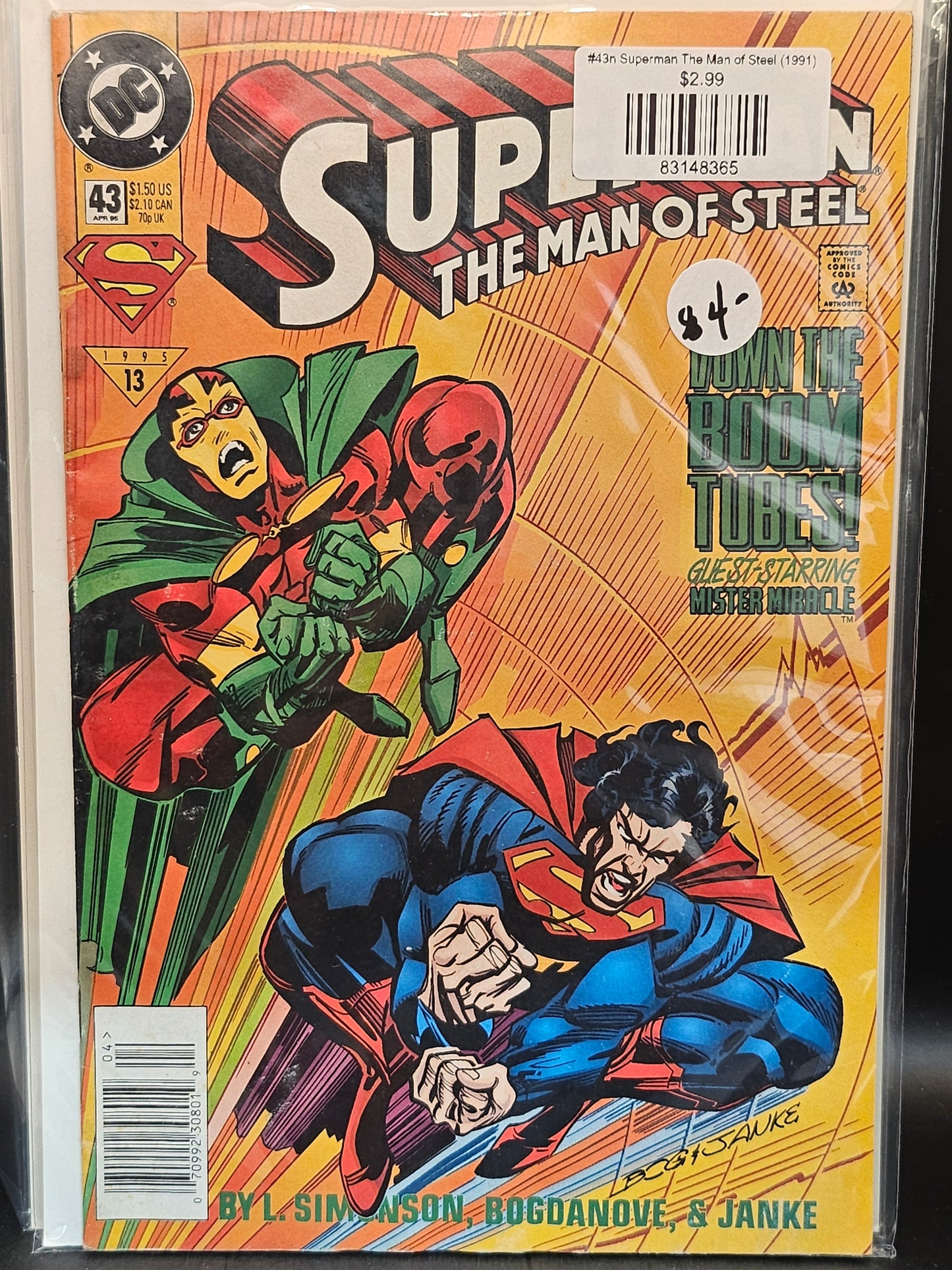 #43n Superman The Man of Steel (1991)