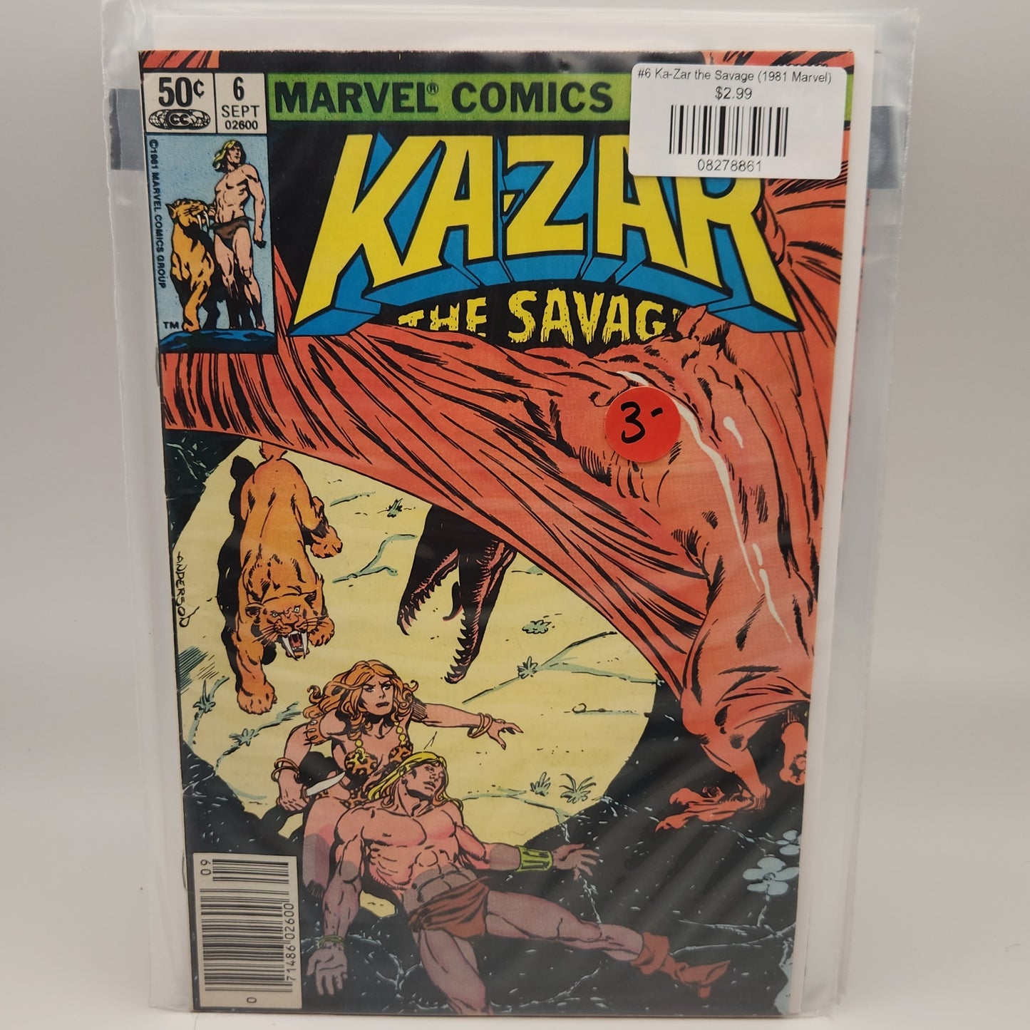 #6 Ka-Zar the Savage (1981 Marvel)