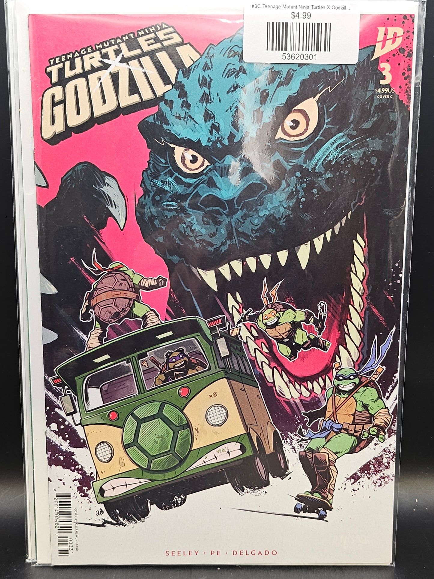 #3C Teenage Mutant Ninja Turtles X Godzilla (2025 IDW)