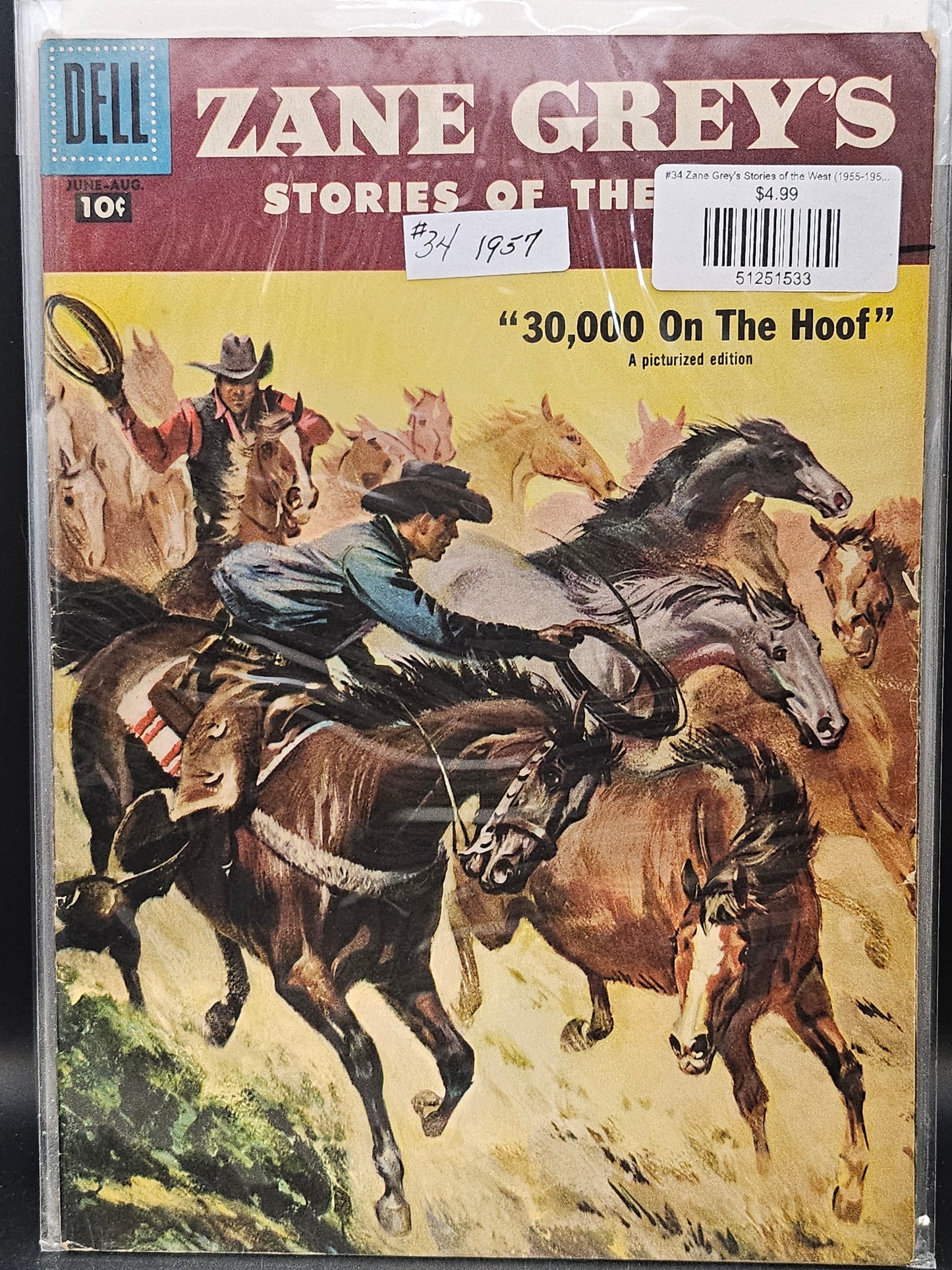 #34 Zane Grey's Stories of the West (1955-1958 Dell)