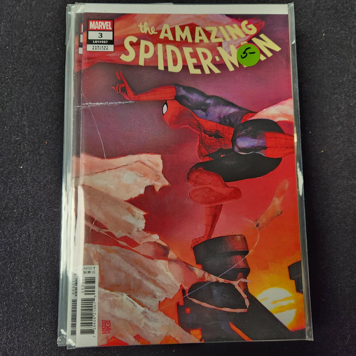 Amazing Spider-Man – Marvel Comics – (2025–Present) – Volume 7 – #3 - LGY #967 - Maleev Variant - Cover 12 - Cover L