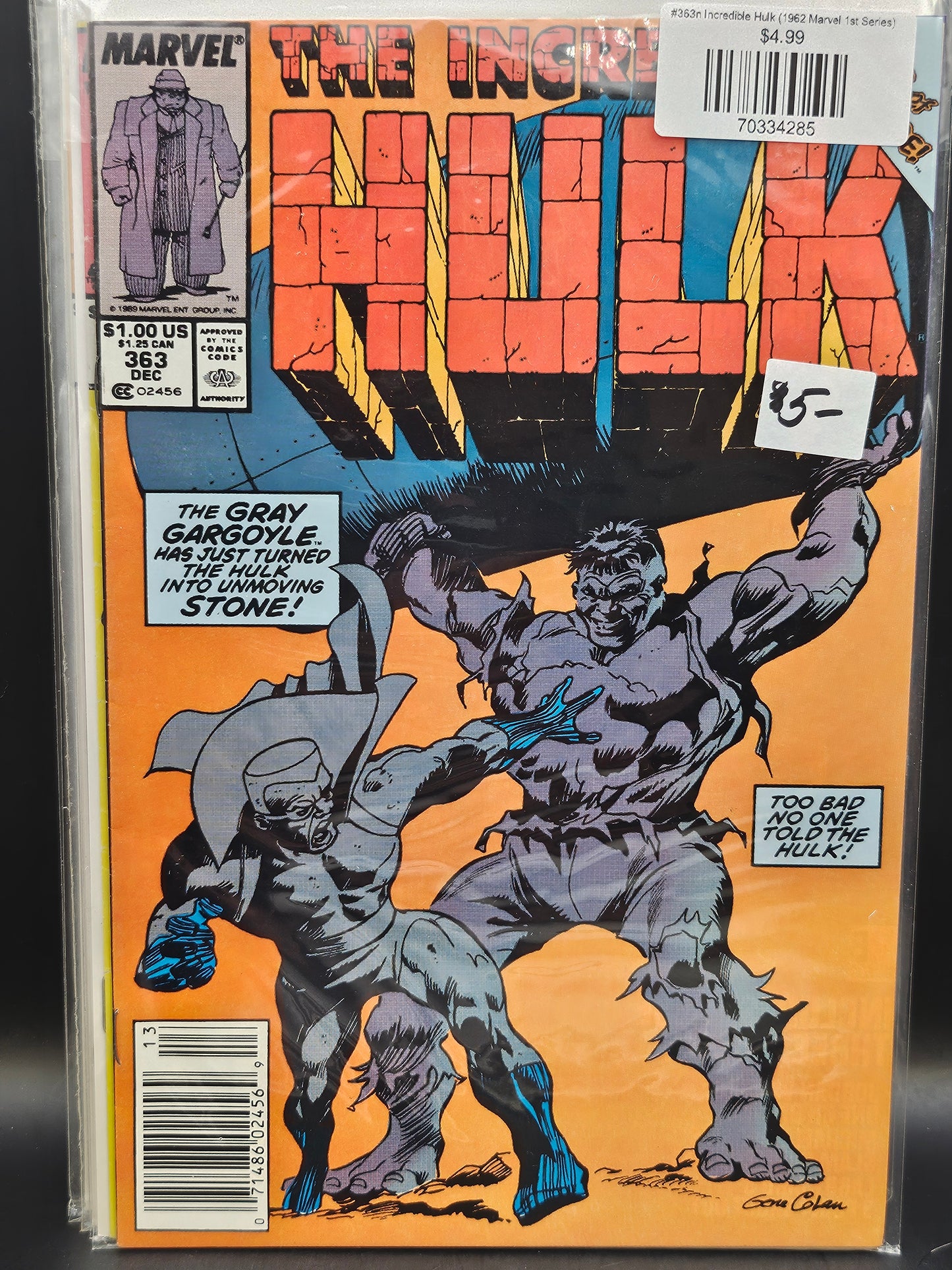 #363n Incredible Hulk (1962 Marvel 1st Series)