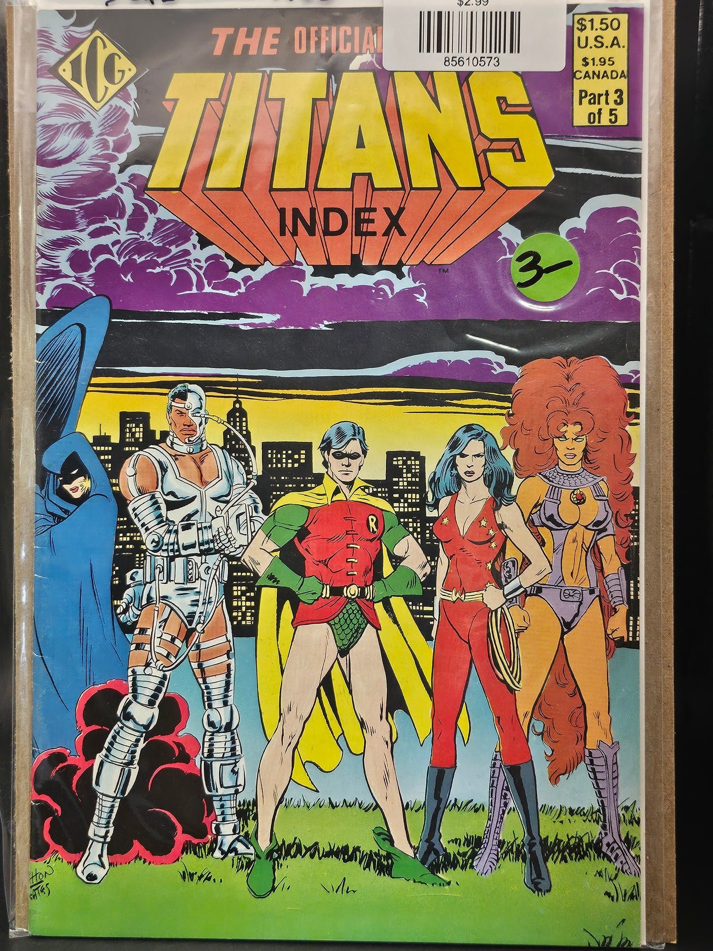 #3 Official Teen Titans Index (1985)