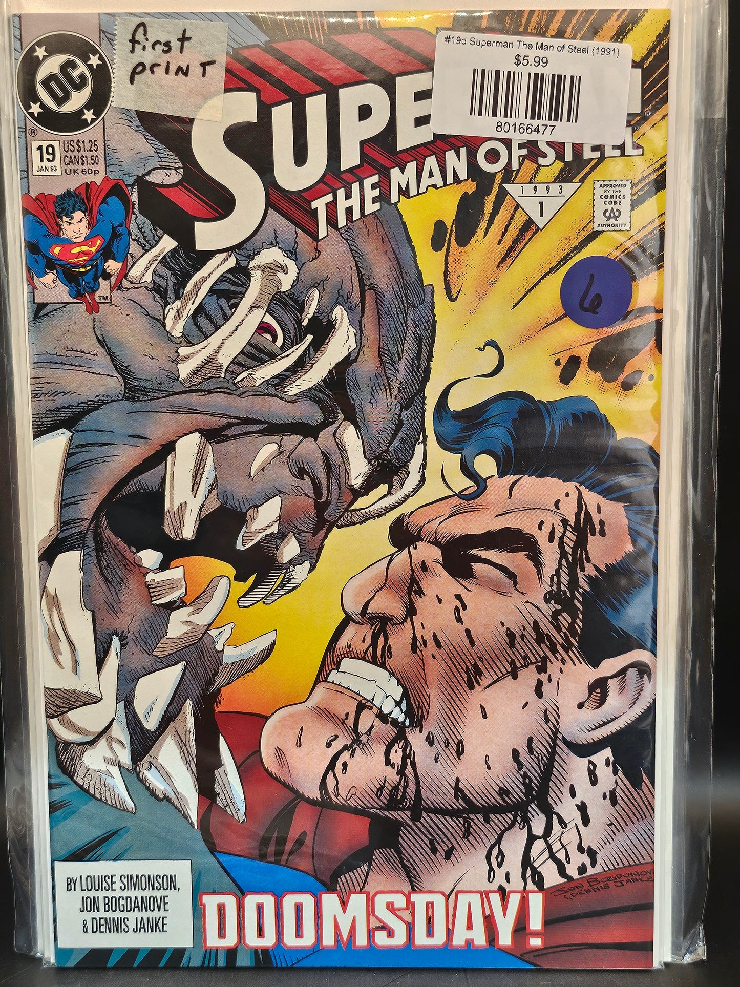 #19d Superman The Man of Steel (1991)