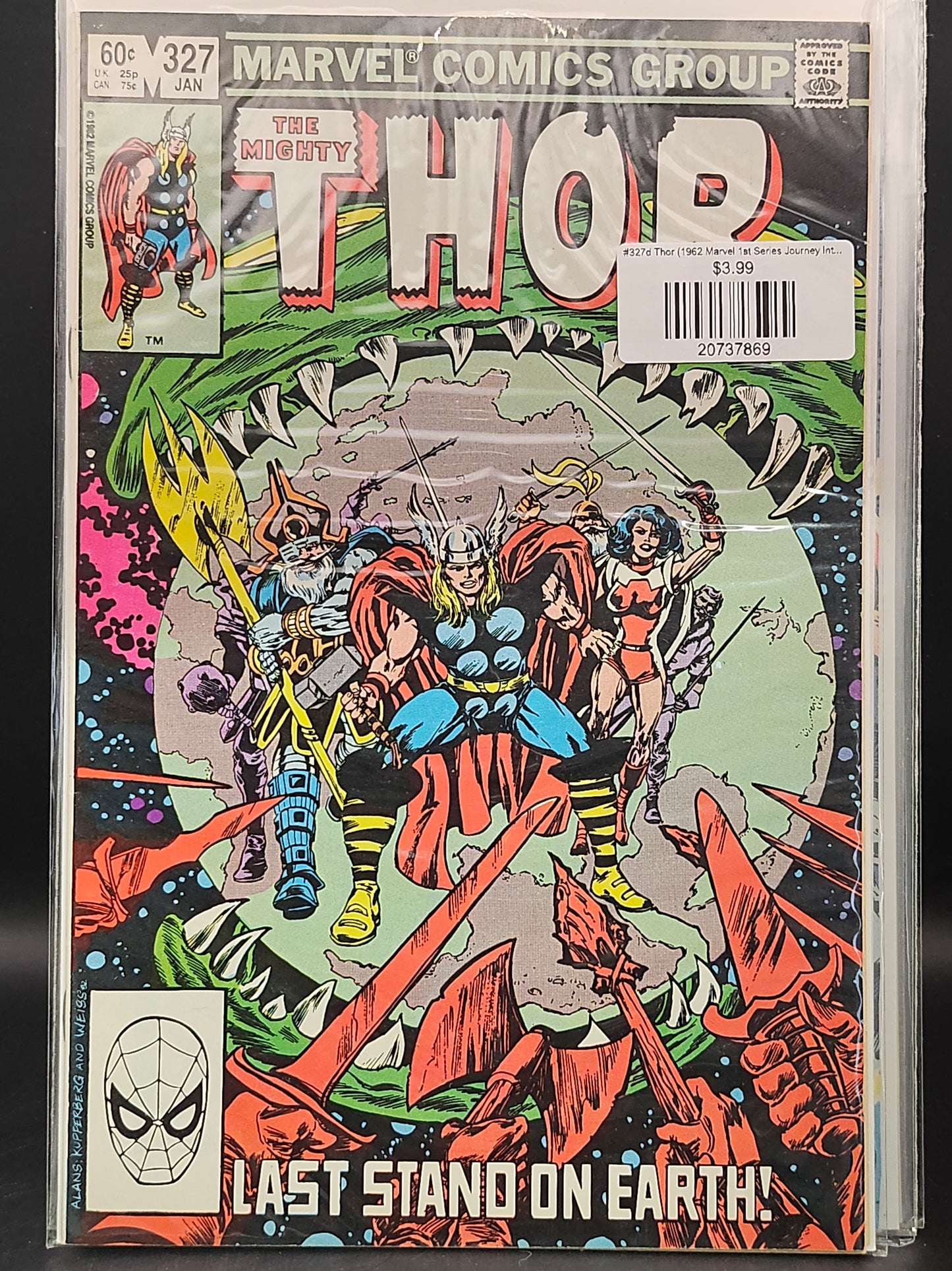 #327d Thor (1962 Marvel 1st Series Journey Into Mystery)