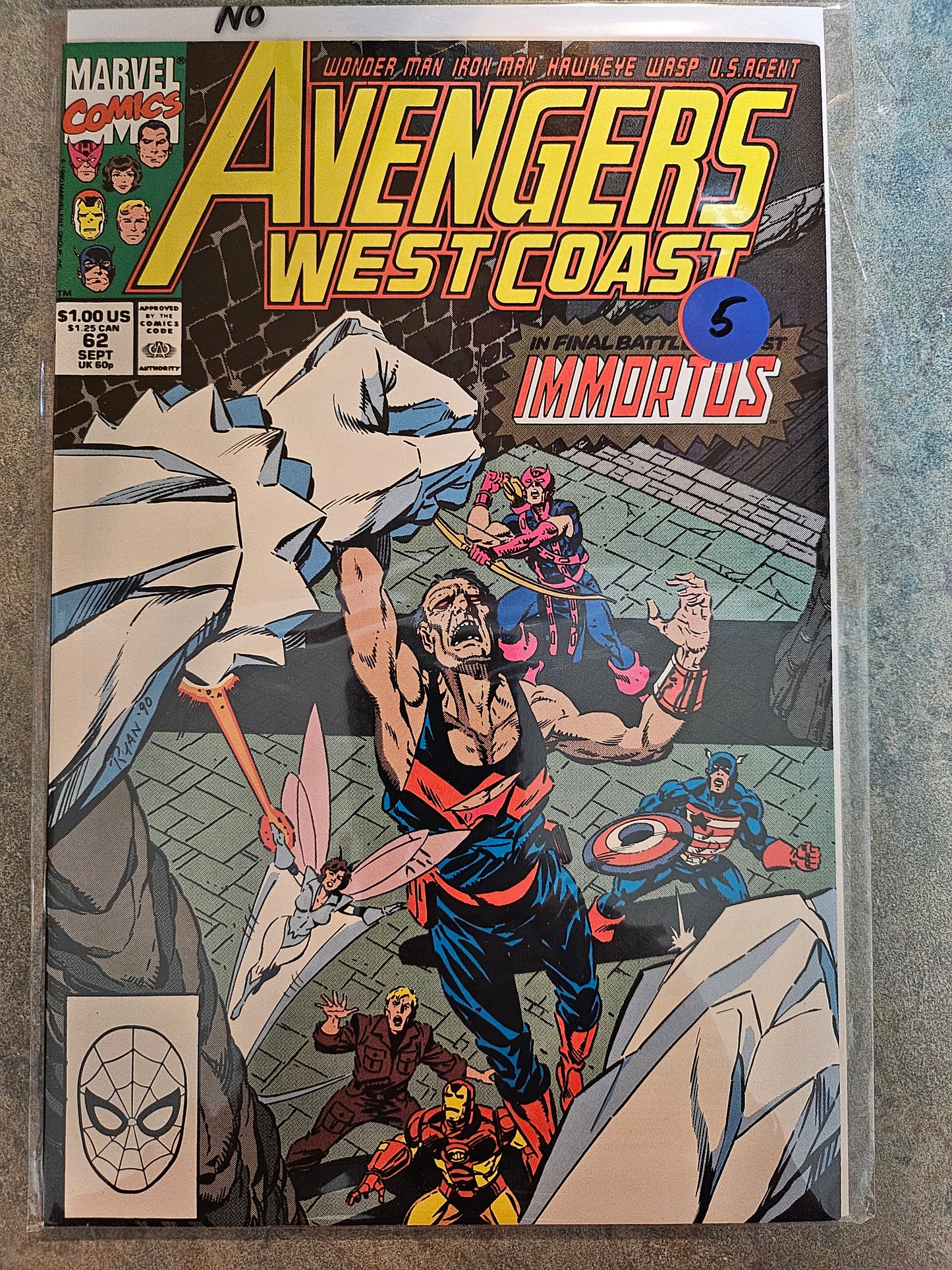 Avengers West Coast – Marvel Comics – (1989–1994) – Volume 1 – #62