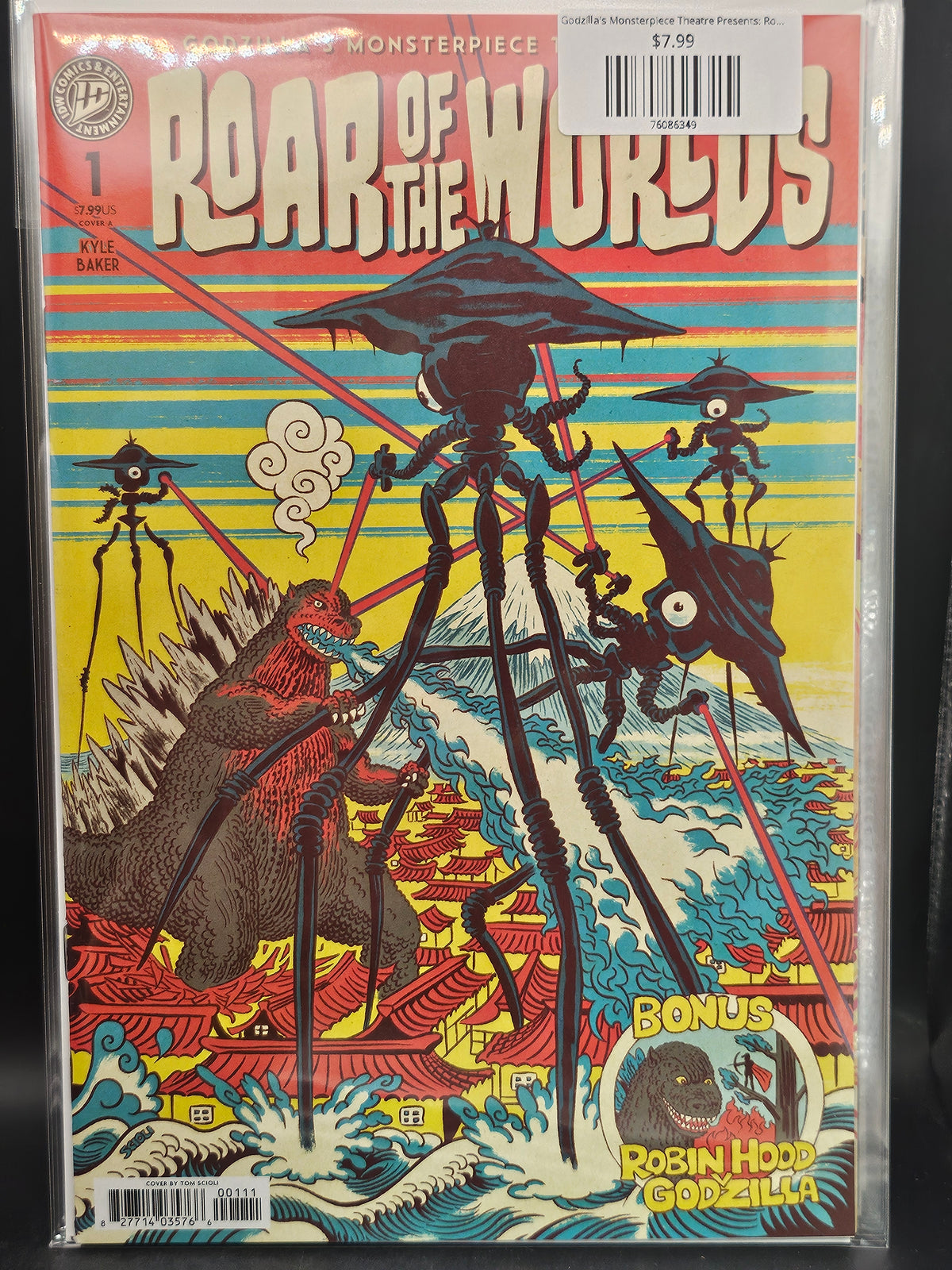 Godzilla's Monsterpiece Theatre Presents: Roar of the Worlds Cover A (Scioli)