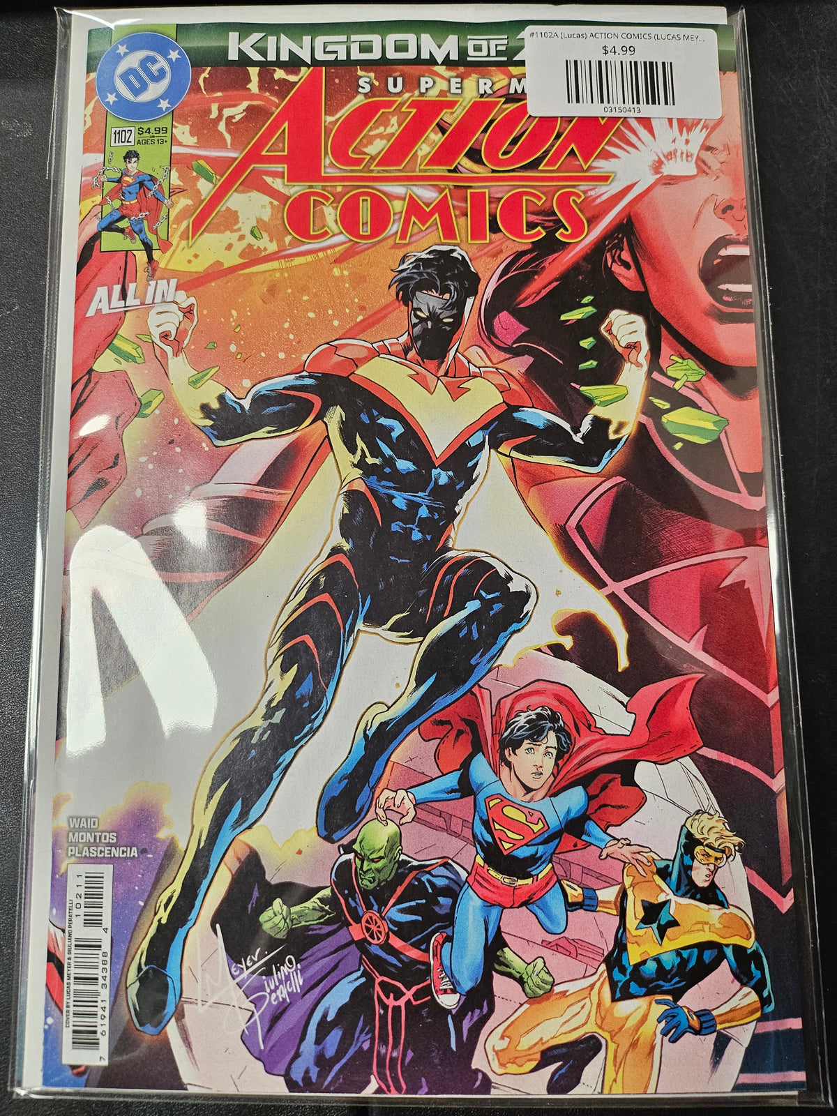#1102A (Lucas) ACTION COMICS (LUCAS MEYER CONNECTING KINGDOM OF ZOD)