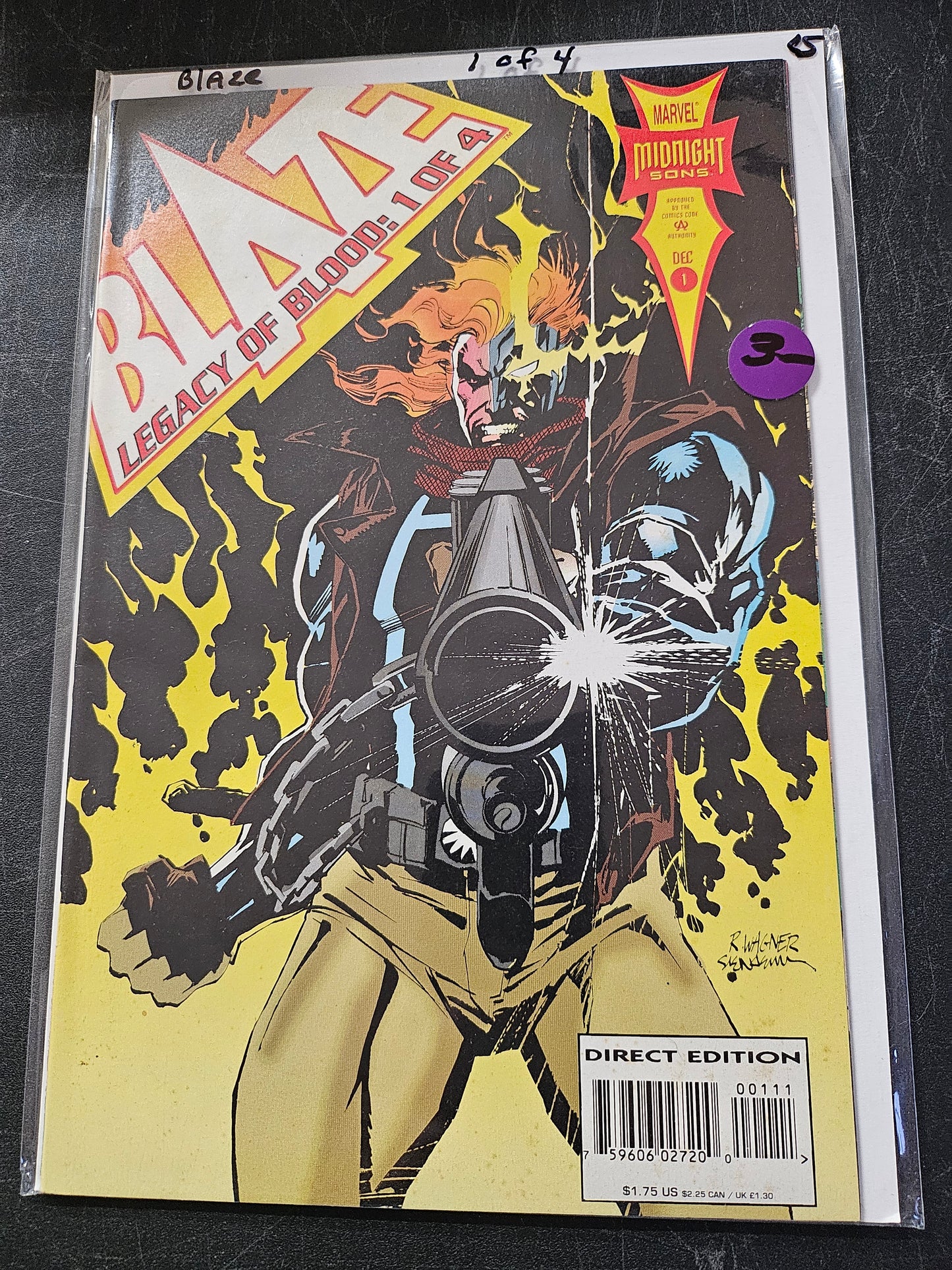 Blaze: Legacy of Blood – Marvel Comics – (1993–1994) – Volume 1 – Limited Series - #1 of 4