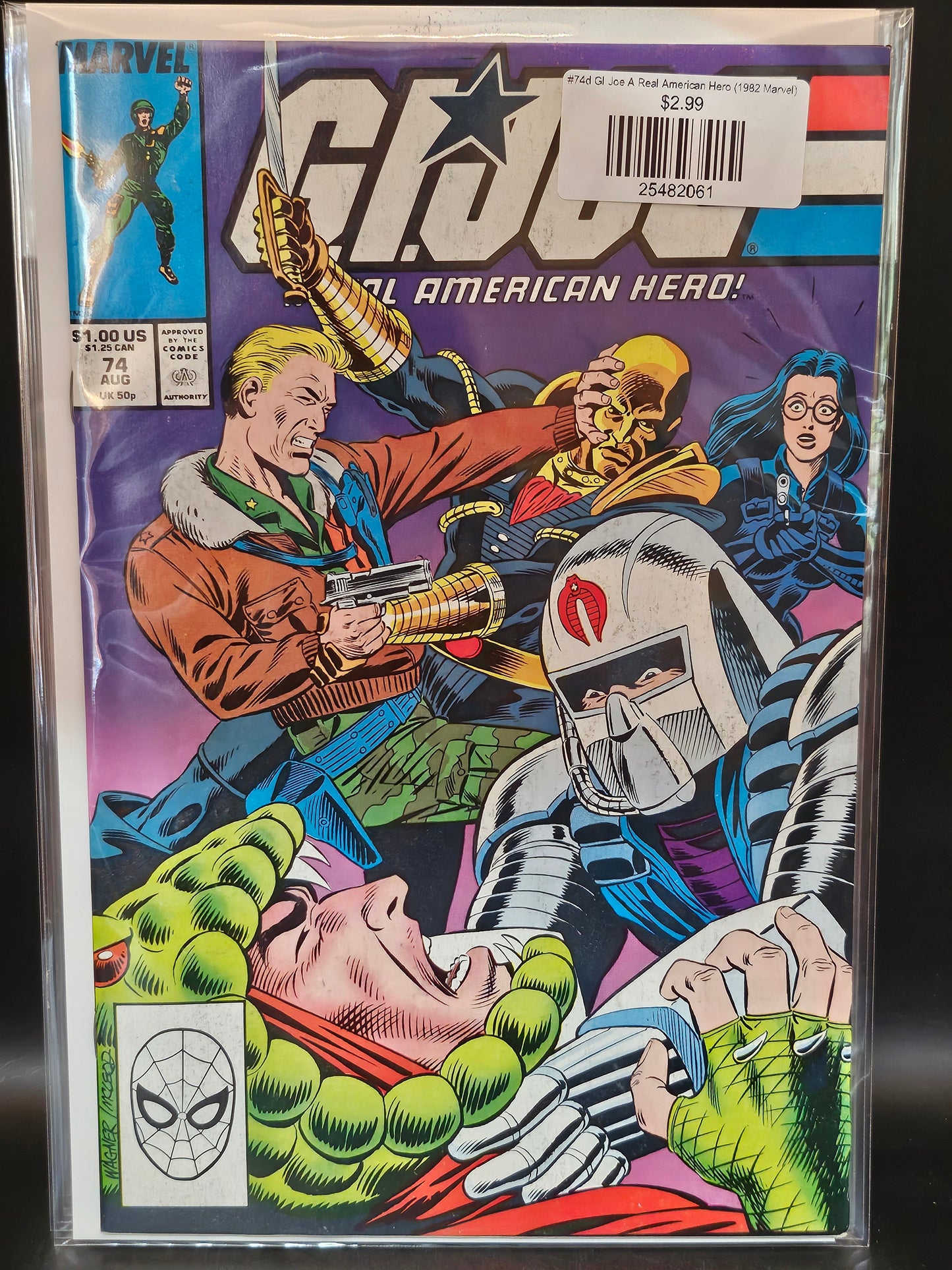 #74d GI Joe A Real American Hero (1982 Marvel)