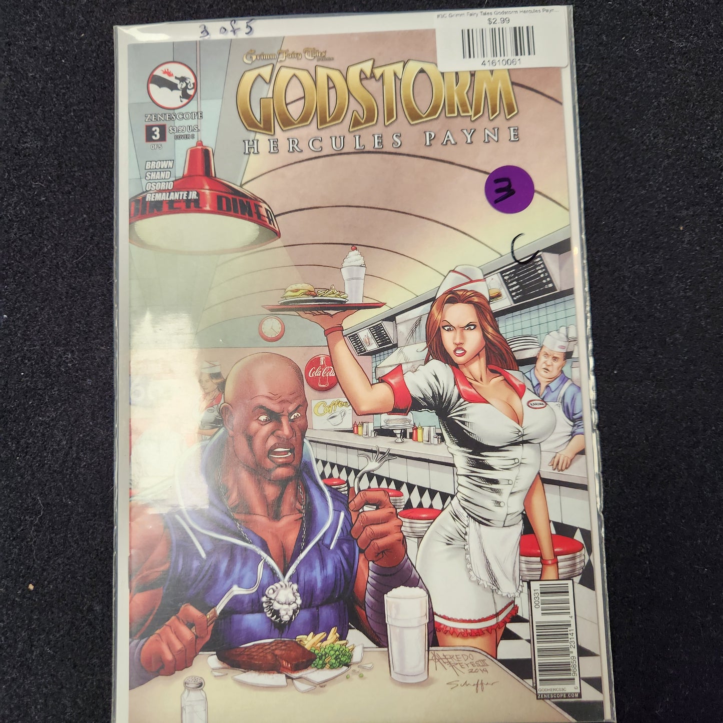 #3C Grimm Fairy Tales Godstorm Hercules Payne (2014)