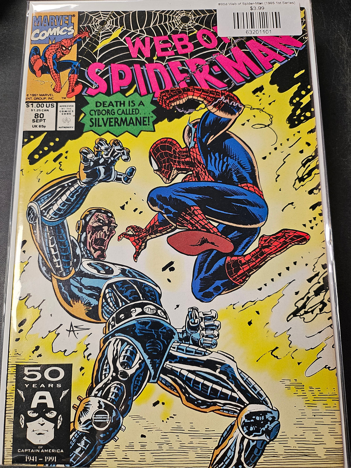 #80d Web of Spider-Man (1985 1st Series)