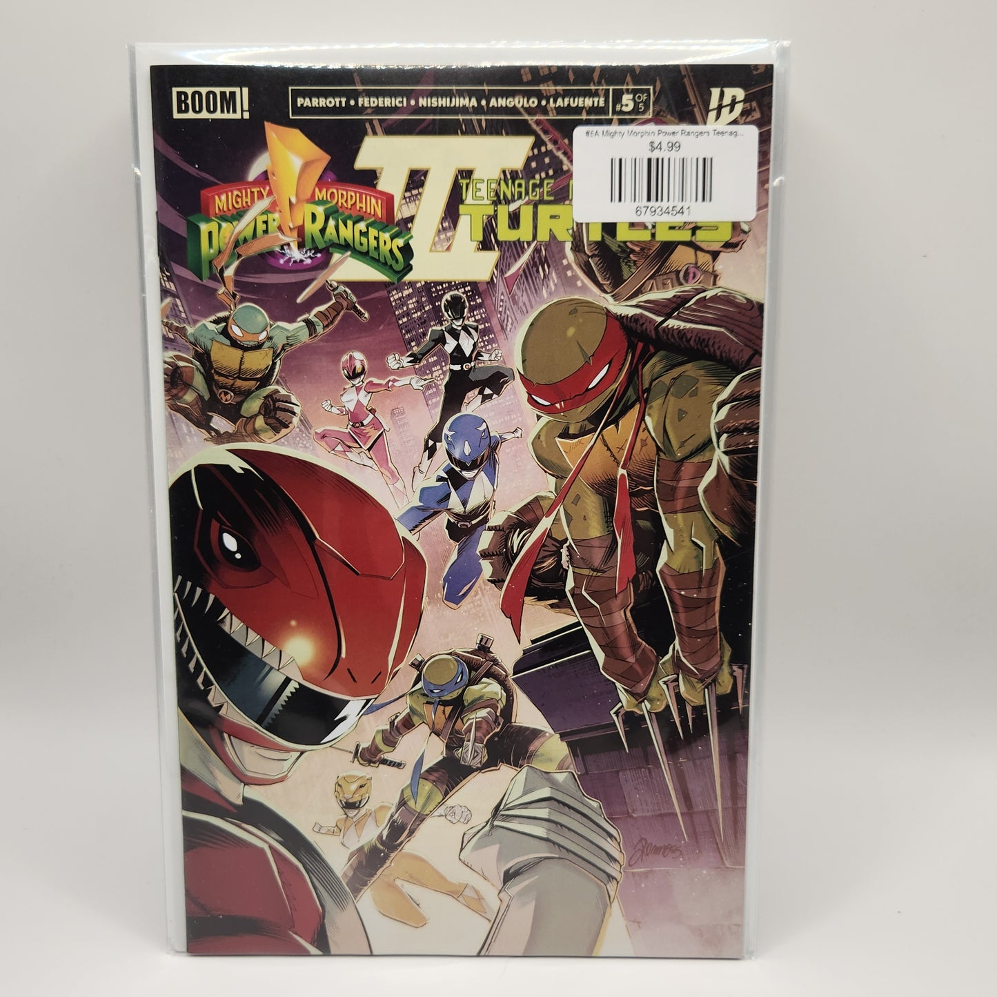 #5A Mighty Morphin Power Rangers Teenage Mutant Ninja Turtles III (2025 Boom)