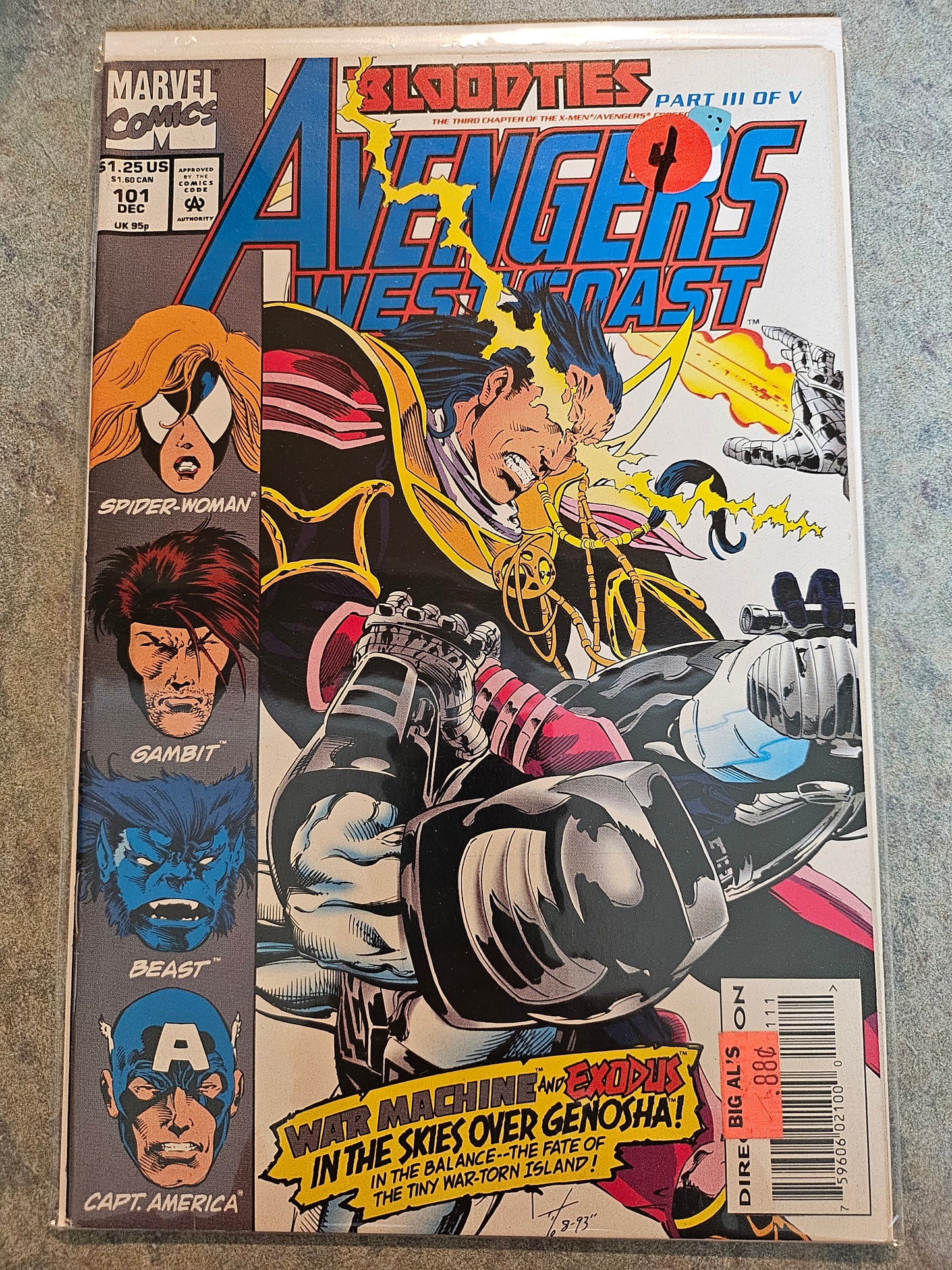 Avengers West Coast – Marvel Comics – (1989–1994) – Volume 1 – #101