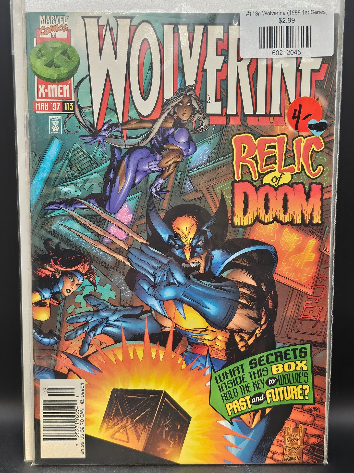 #113n Wolverine (1988 1st Series)