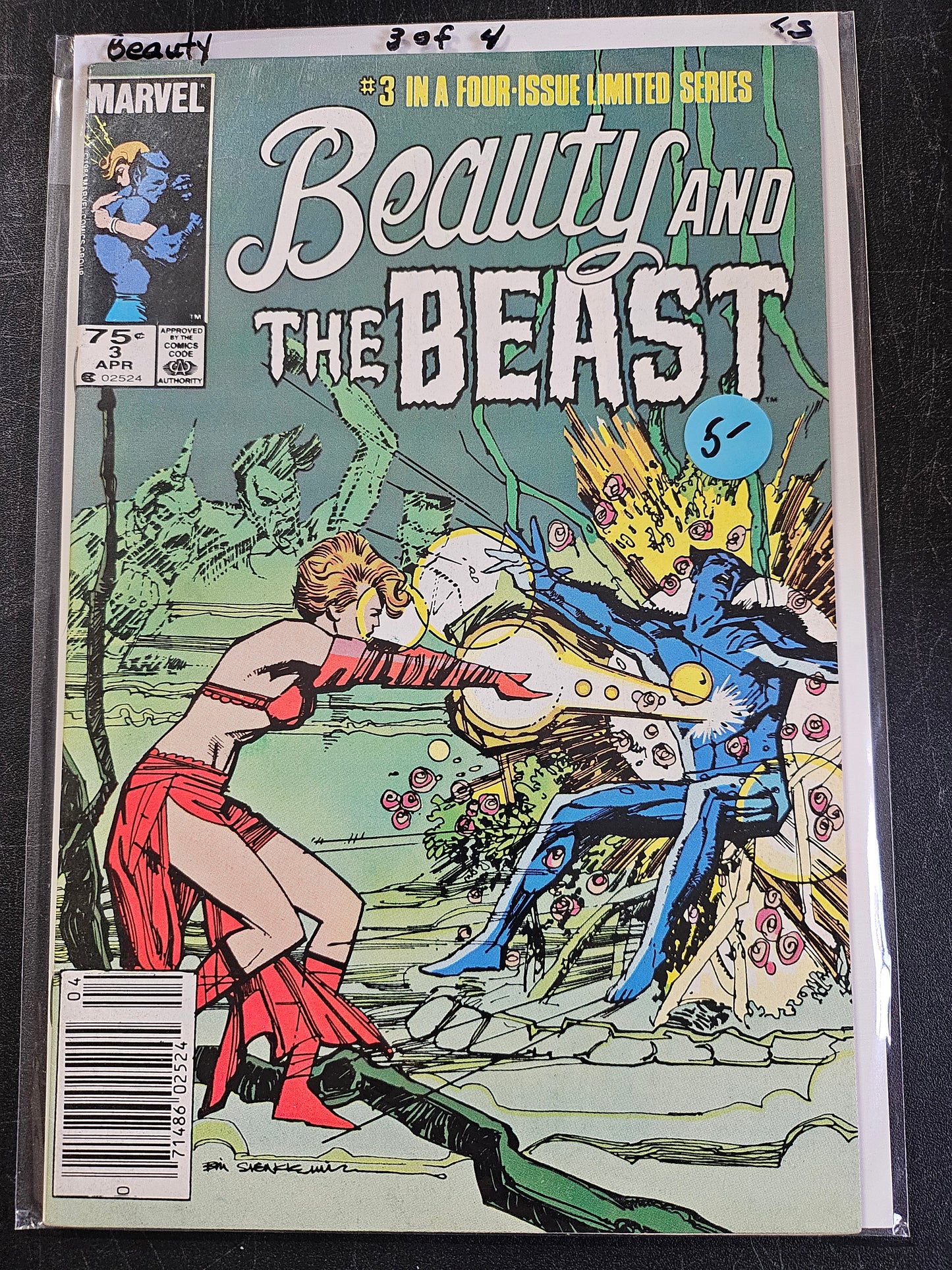 Beauty and the Beast – Marvel Comics – (1984–1985) – Volume 1 – Limited Series - #3 of 4