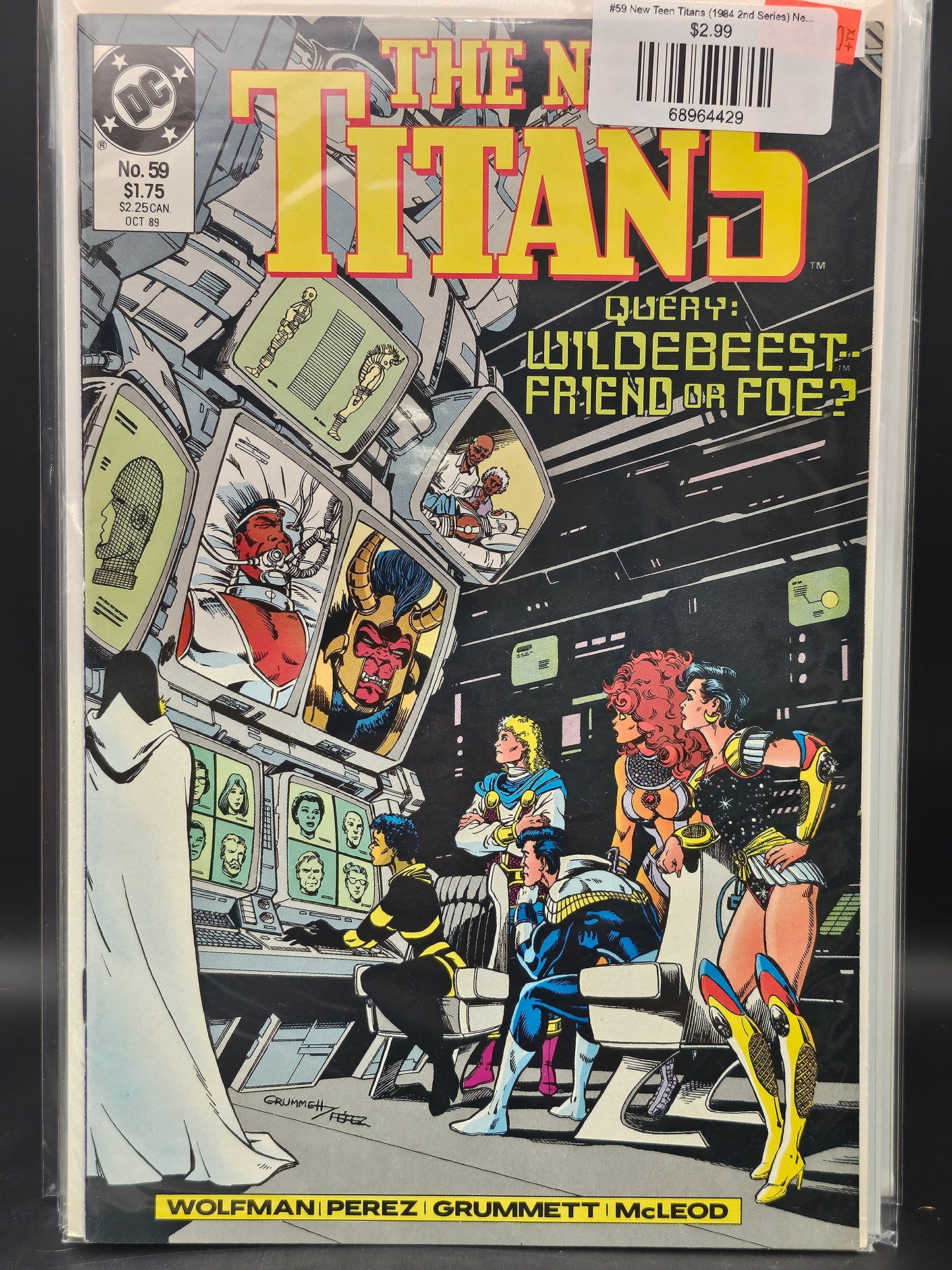 #59 New Teen Titans (1984 2nd Series) New Titans