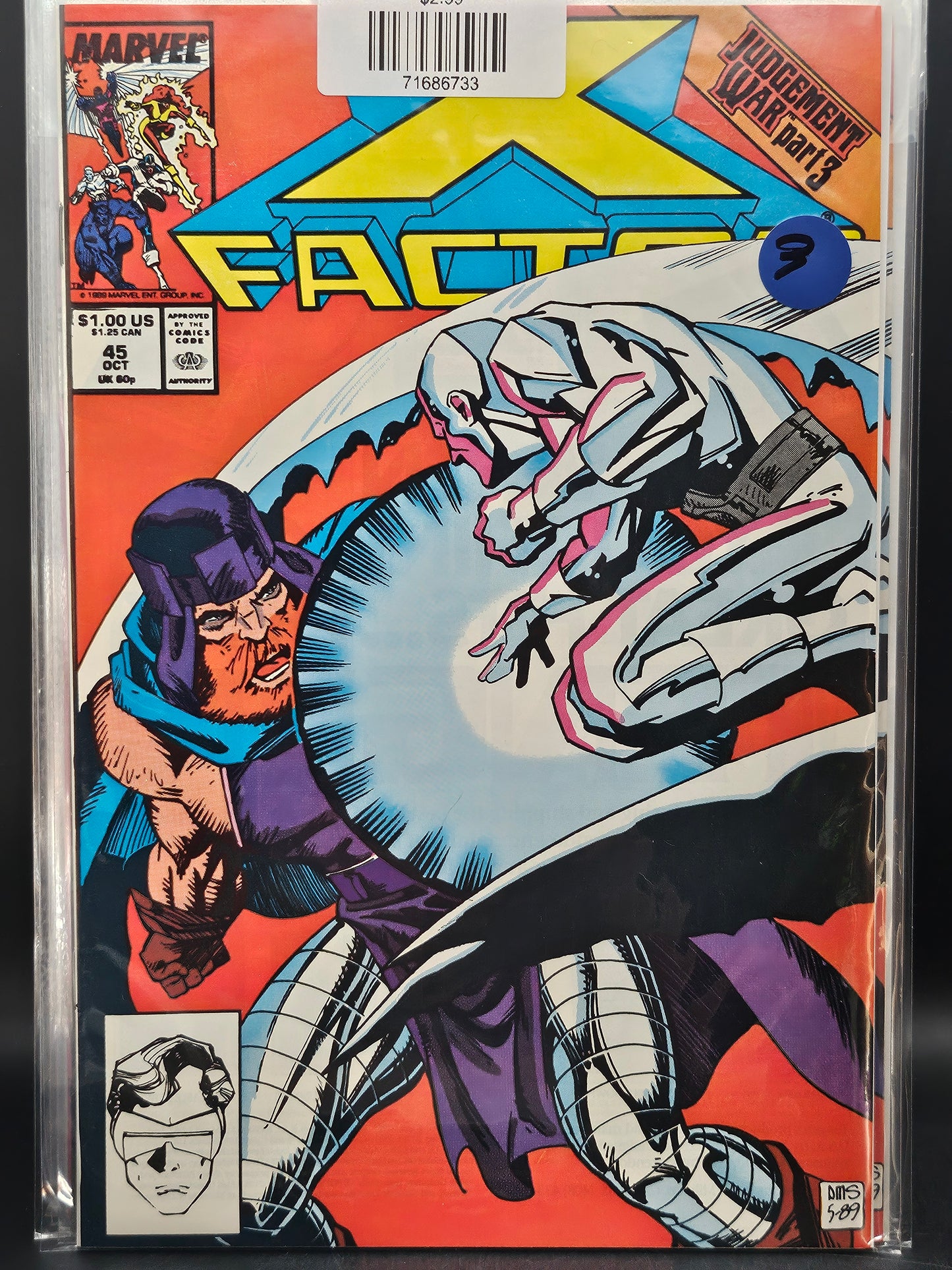 #45d X-Factor (1986 1st Series Marvel)