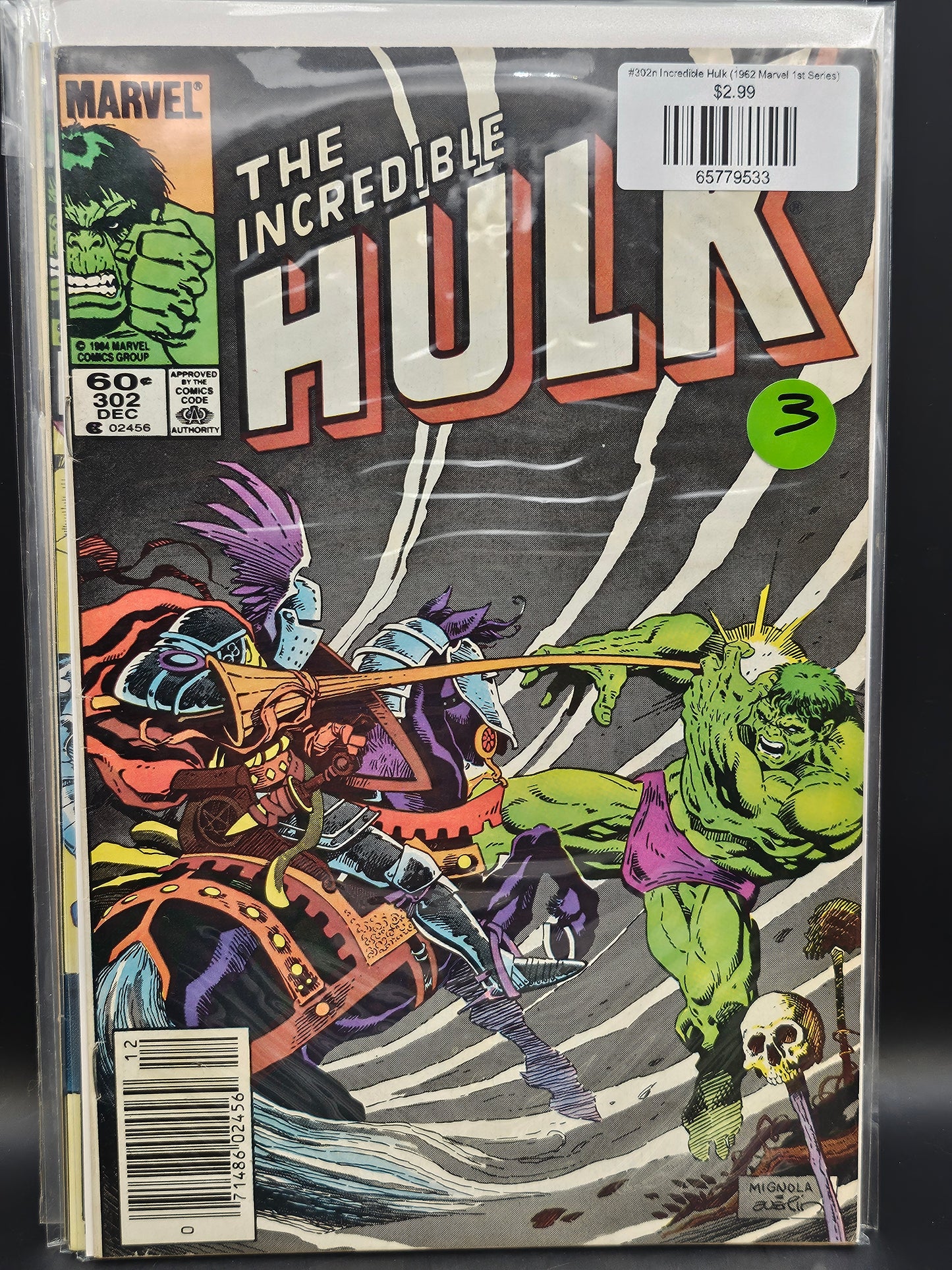 #302n Incredible Hulk (1962 Marvel 1st Series)