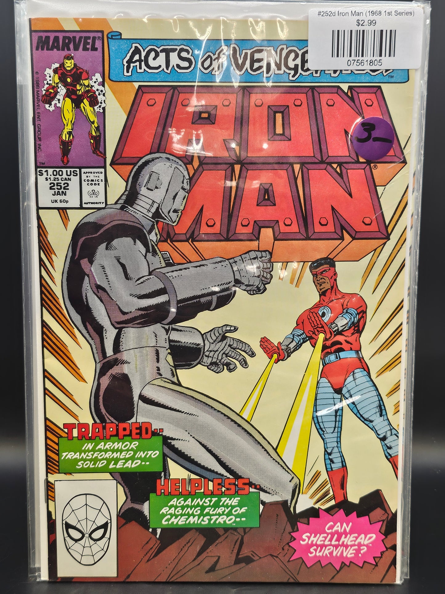 #252d Iron Man (1968 1st Series)