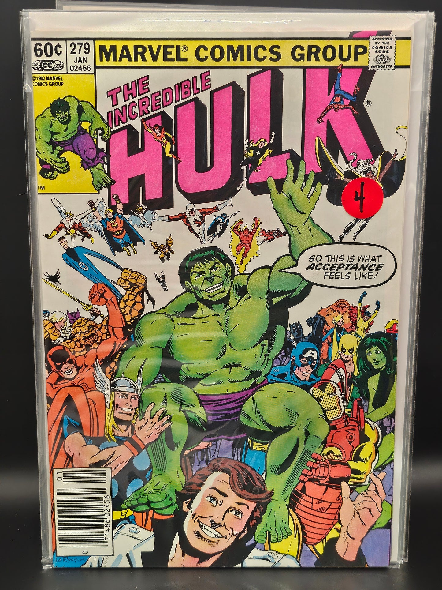 #279 Newsstand - Incredible Hulk (1962 Marvel 1st Series)