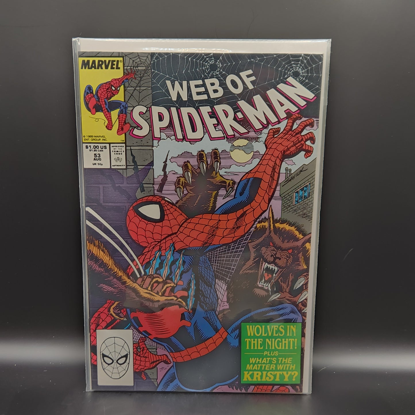 #53D Web of Spider-Man (1985 1st Series)