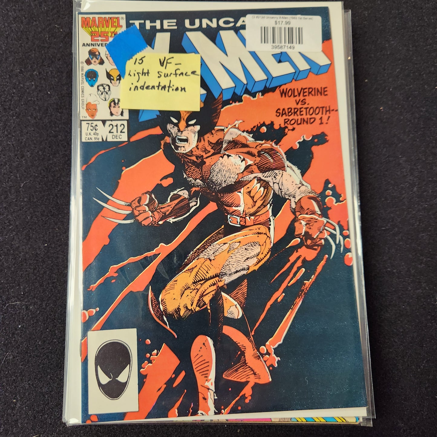 CI #212d Uncanny X-Men (1963 1st Series)