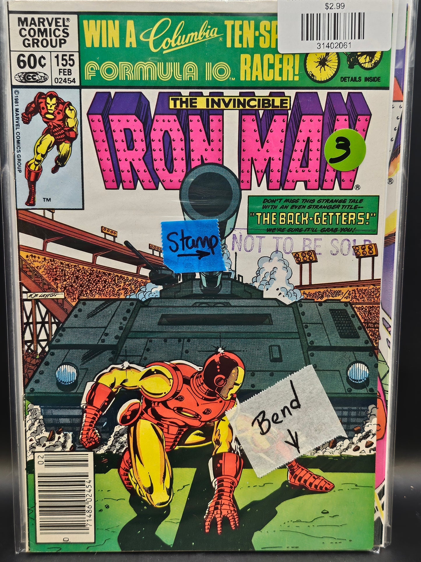 #155n Iron Man (1968 1st Series)