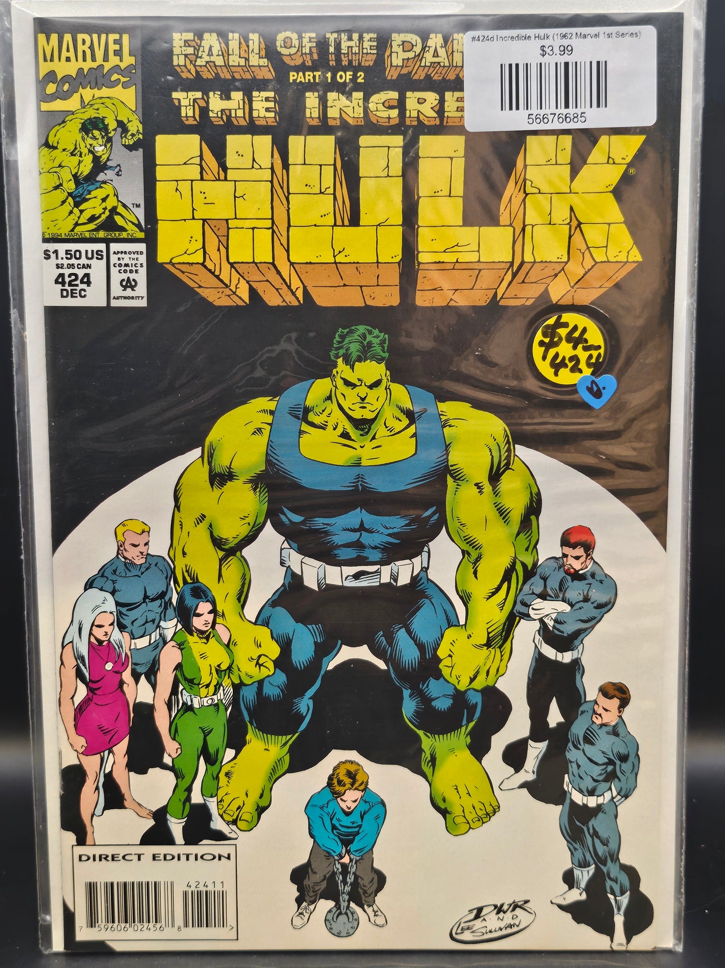 #424d Incredible Hulk (1962 Marvel 1st Series)