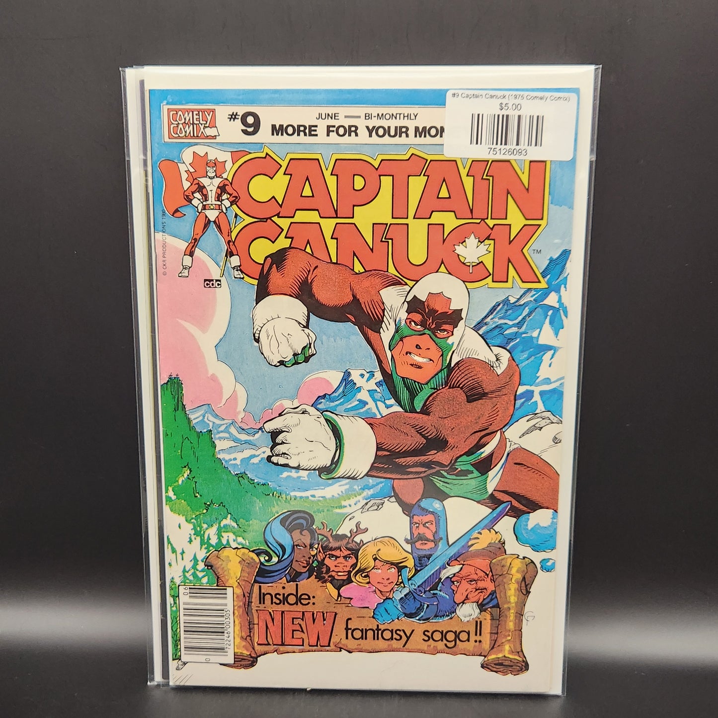#9 Captain Canuck (1975 Comely Comix)
