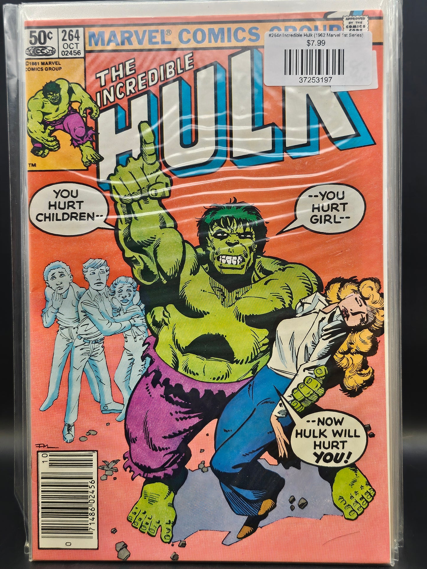 #264n Incredible Hulk (1962 Marvel 1st Series)